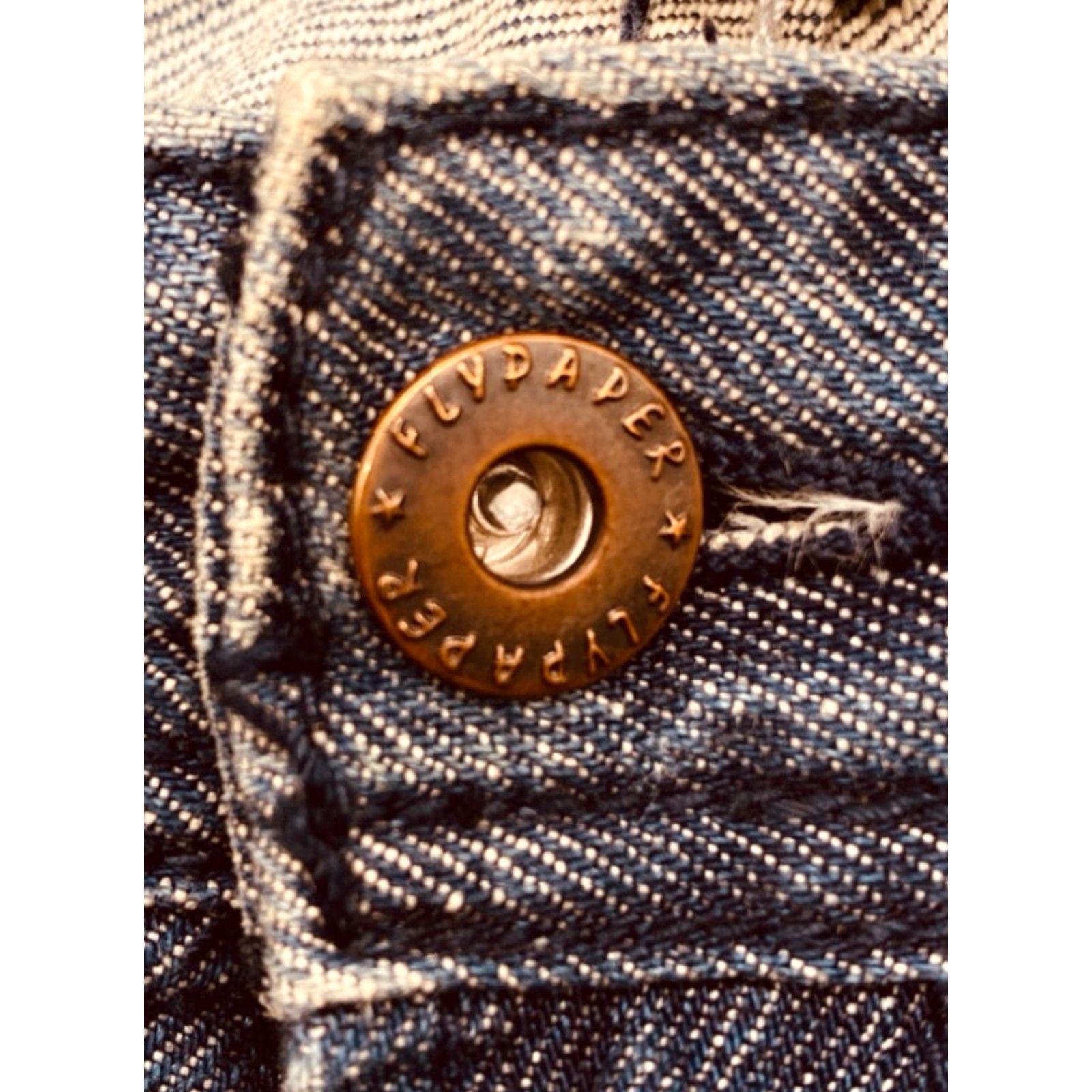 Denime VINTAGE Flypaper Jeans Denim Bootcut 36x30 Men 36 Inseam 100% Cotton Blue Bootscut 4293 Size US 36 / EU 52 - 7 Thumbnail