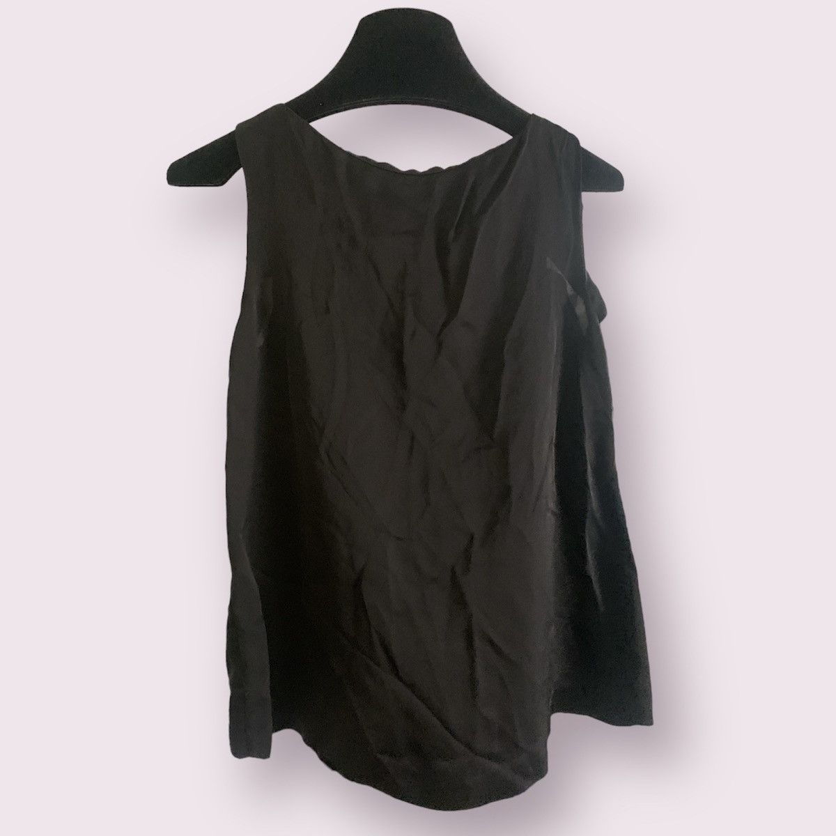 Theory Theory Black Pleated Blouse Size S / US 4 / IT 40 - 2 Thumbnail
