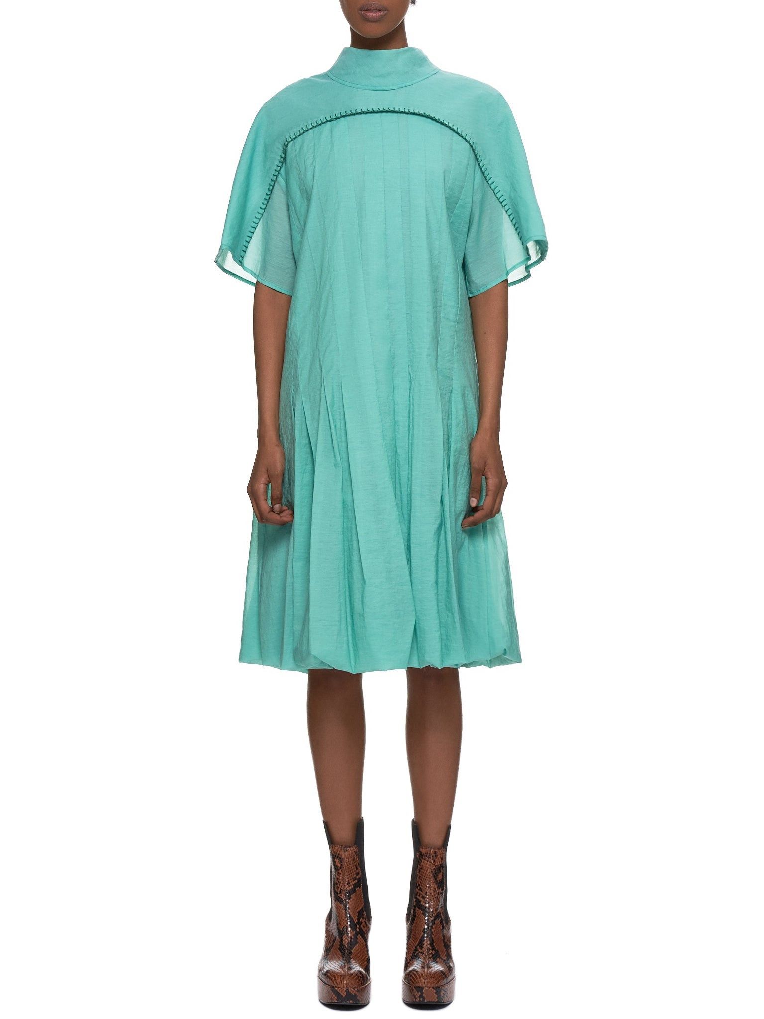 Acne Studios o1y0725 Mini Dress in Green Size XS / US 0-2 / IT 36-38 - 1 Thumbnail