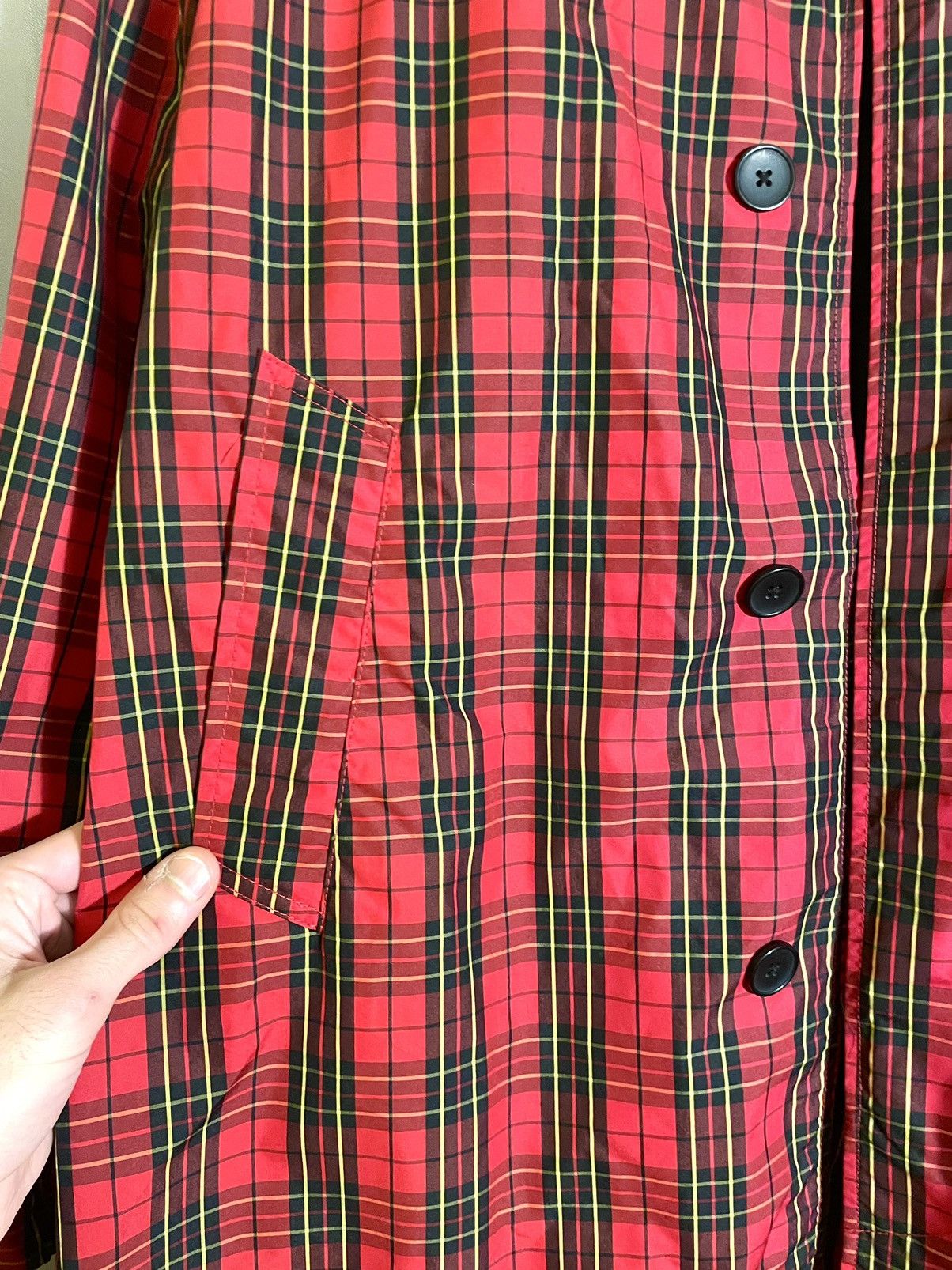 Supreme Supreme Red Raincoat Trench Size US XL / EU 56 / 4 - 6 Thumbnail