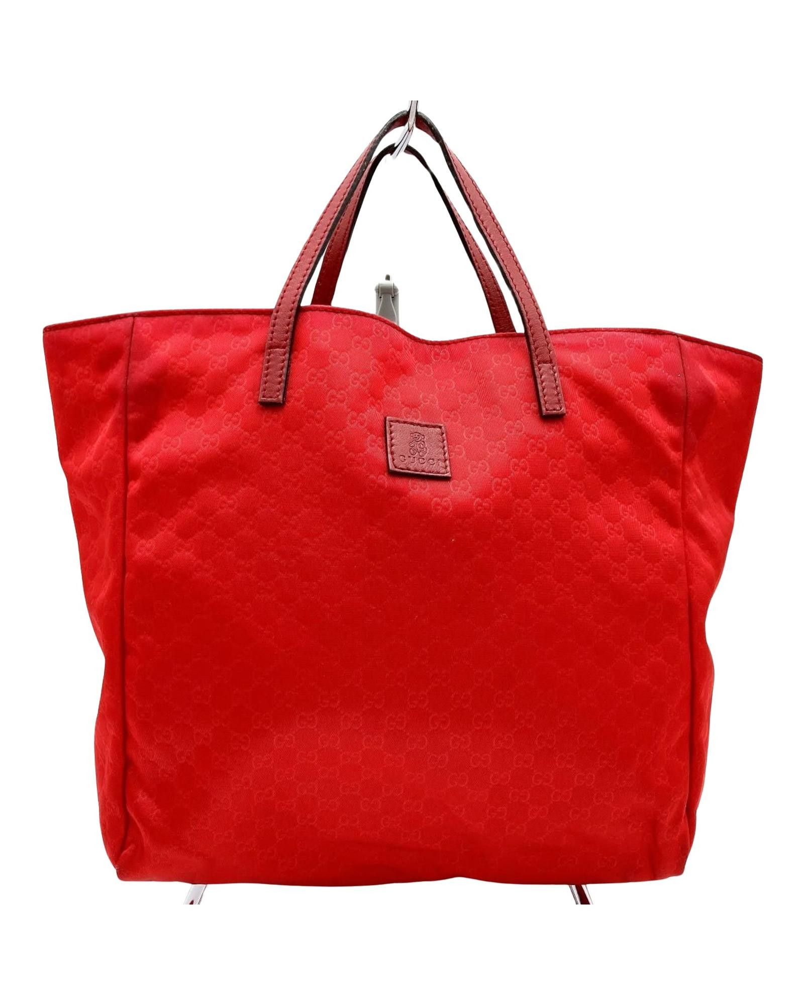 image of Red Synthetic Micro Guccissima Bag, Women's