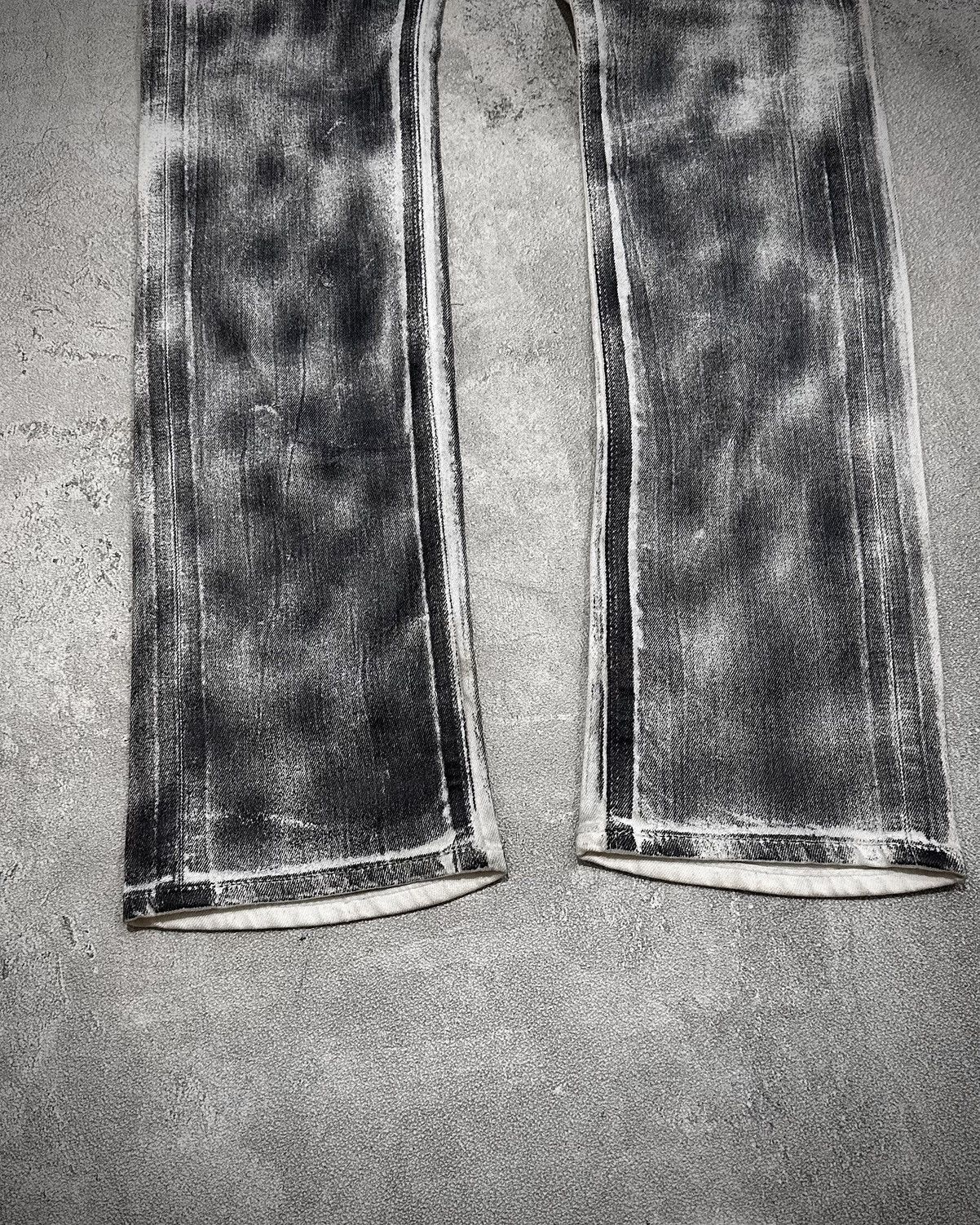 Japanese Brand Fuga Waxed Smoke Slim Jeans Size US 30 / EU 46 - 5 Thumbnail