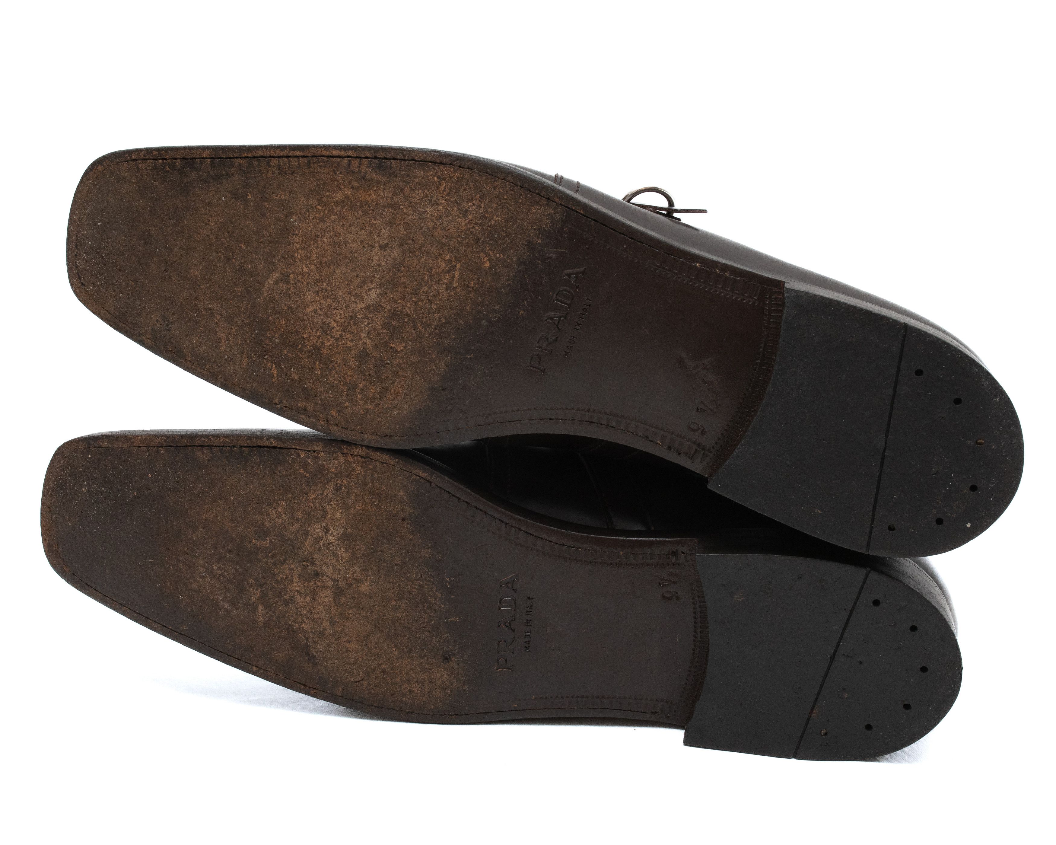 Prada PRADA Mainline 2000s Leather Monks Size US 10.5 / EU 43-44 - 7 Thumbnail