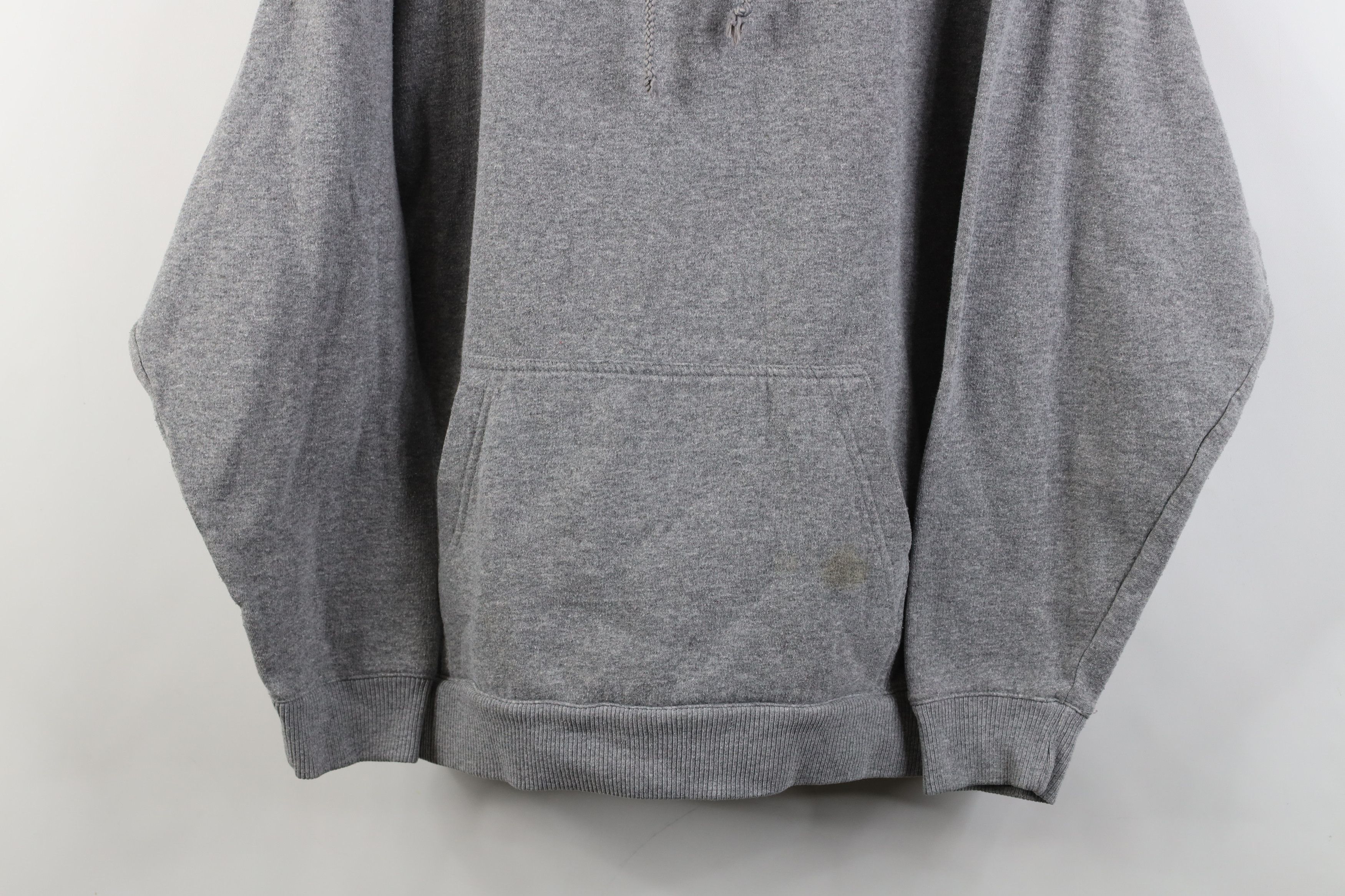 Vintage Vintage 90s Streetwear Fit Hoodie Sweatshirt Heather Gray Size XL / US 12-14 / IT 48-50 - 3 Thumbnail