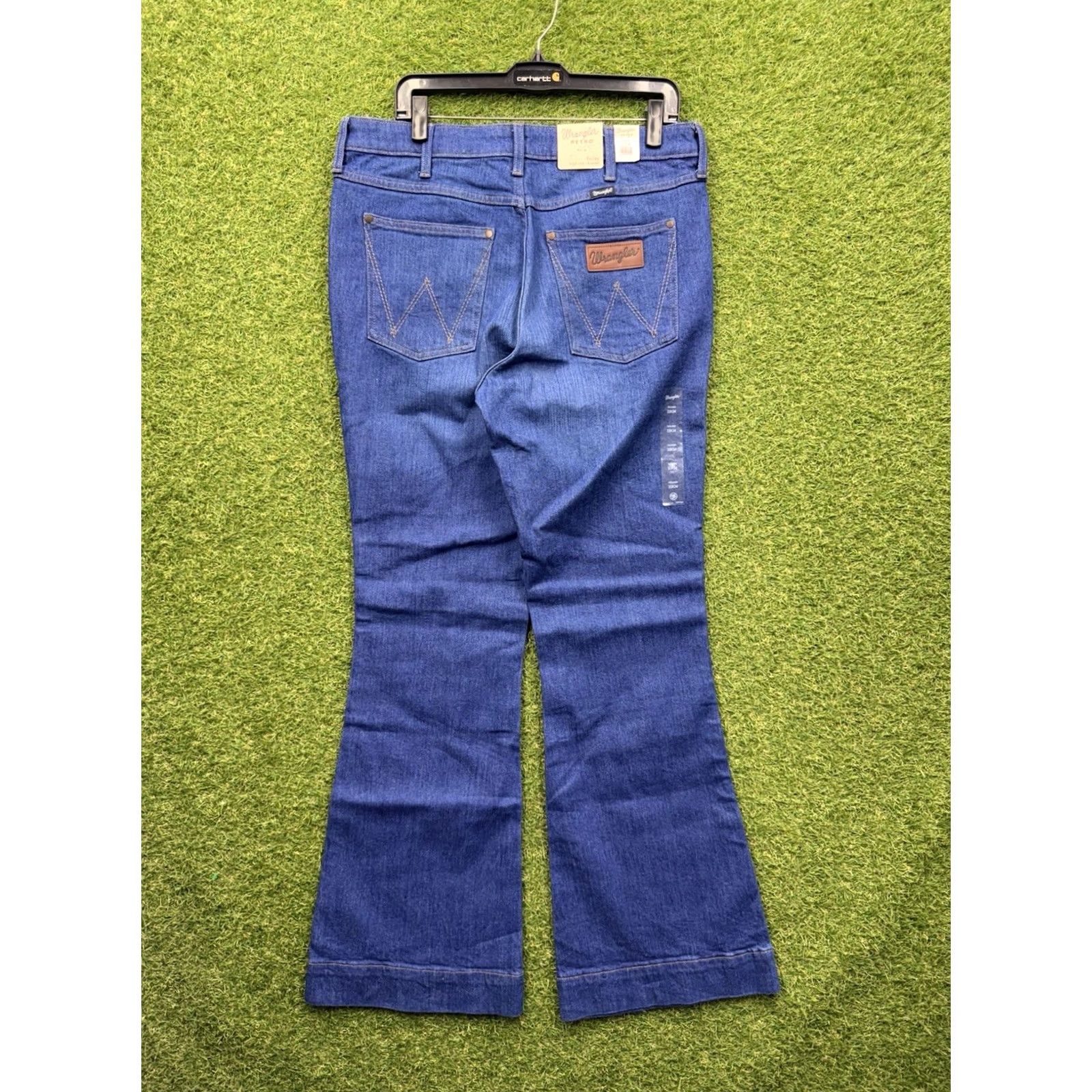 Wrangler Wrangler Jeans Womens 33x34 Retro Bailey High Rise Flare Stretch Bell Bottom NWT Jeans Regular 33 Blue Retro Womens Size 24" / US 00 / IT 34 - 2 Thumbnail