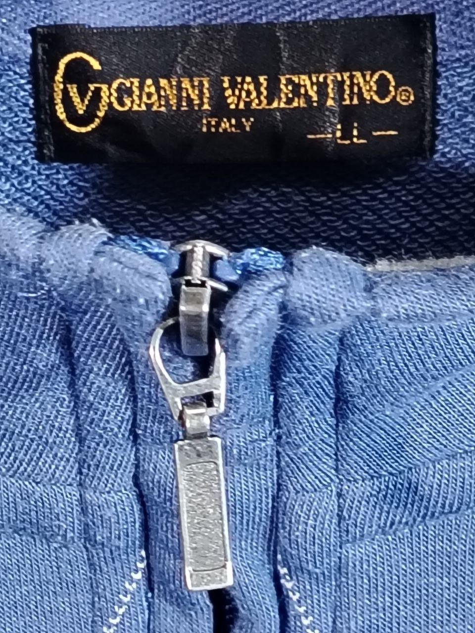 Gianni Valentino ARCHIVAL GIANNI VALENTINO Italy Argyle Quarter-Zip Size US L / EU 52-54 / 3 - 4 Thumbnail