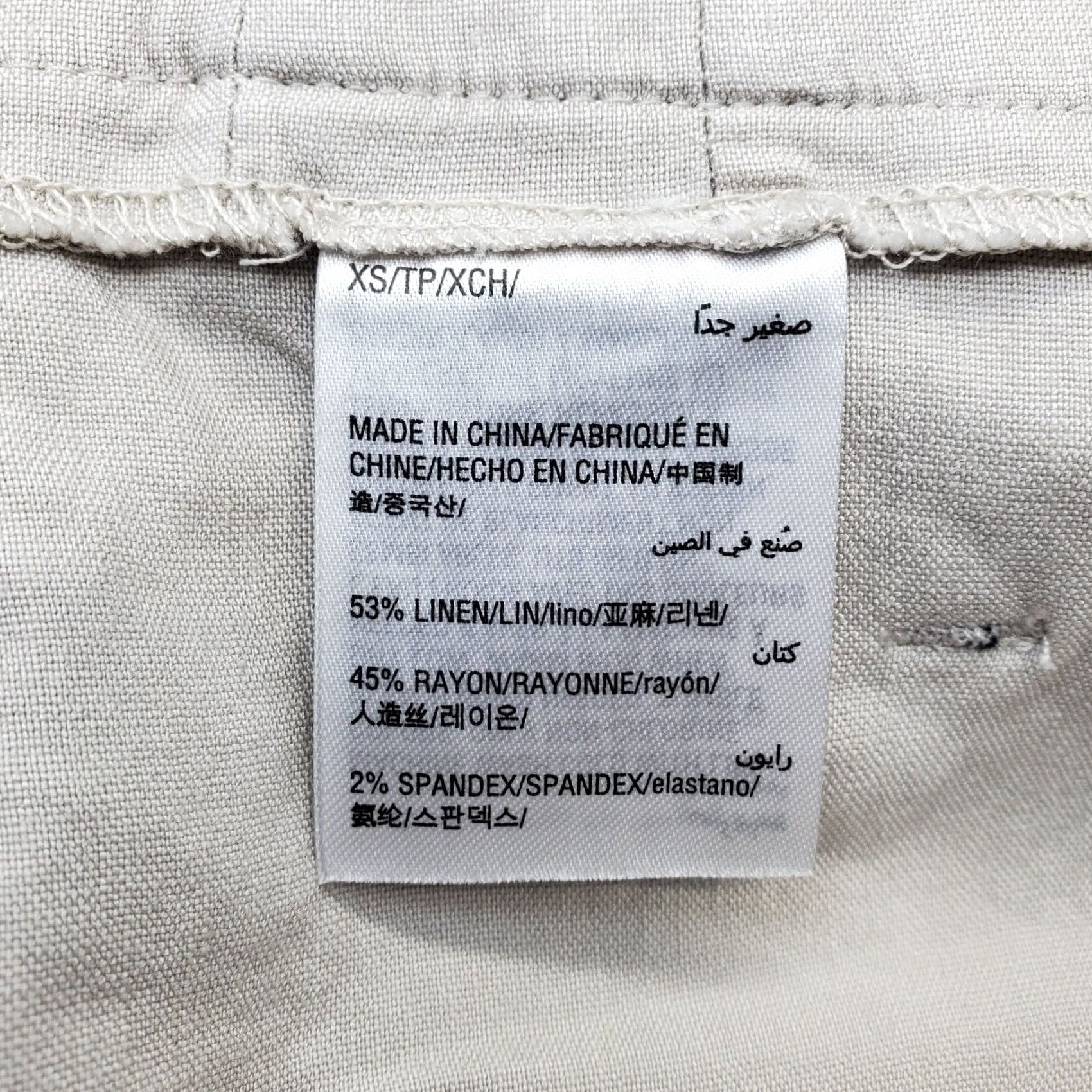 Vintage INC International Concepts Paperbag Shorts Womens XS Tan Regular Fit Mid Rise Size 26" / US 2 / IT 38 - 7 Thumbnail