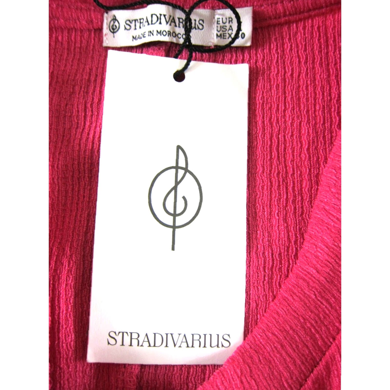 Stradivarius NWT Stradivarius Pink Stretch Sleeveless High Neck Midi Wrap Dress Woman Large Size L / US 10 / IT 46 - 3 Thumbnail