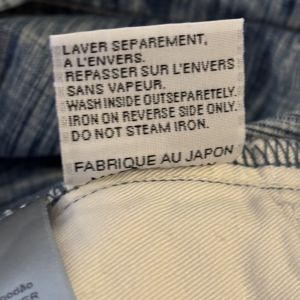 Dior Dior Blue Oblique Logo Denim Jeans Size 32 Size US 32 / EU 48 - 8 Thumbnail