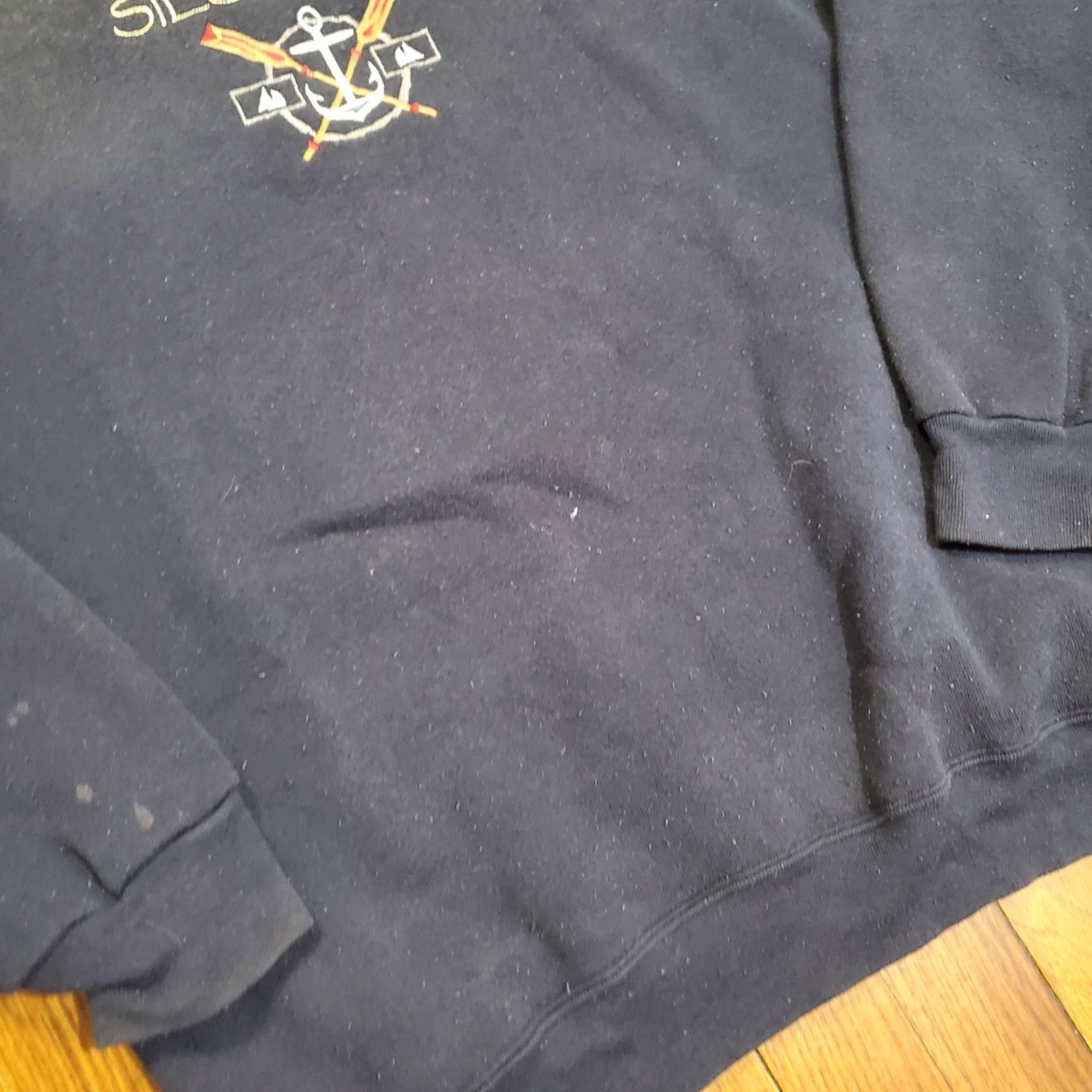 Vintage VINTAGE Miller Sweatshirt Mens Large Blue Graphic Siesta Key Anchor Nautical 90s Beach Pullover Crewneck Embroidered Size US L / EU 52-54 / 3 - 4 Thumbnail