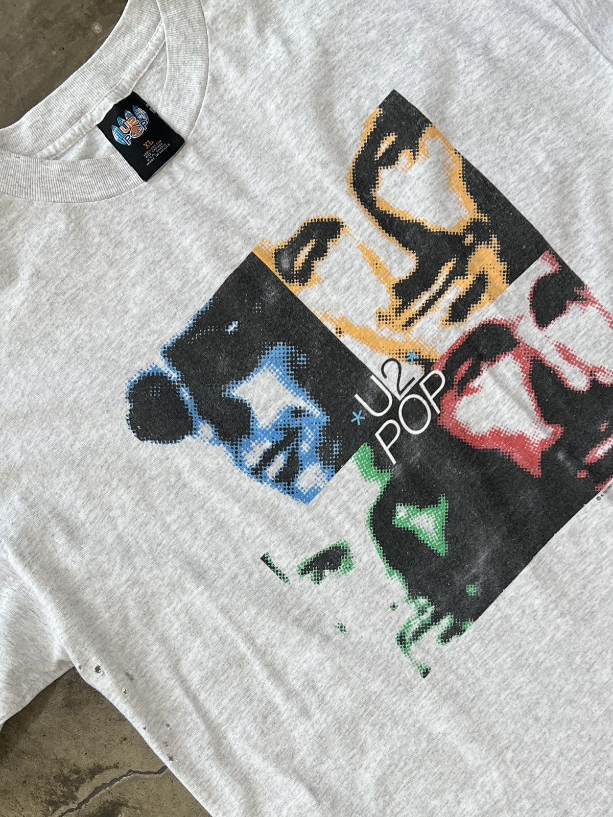 Band Tees Vintage 1997 U2 Pop Mart World Tour Tee Single Stitch XL Size US XL / EU 56 / 4 - 1 Thumbnail