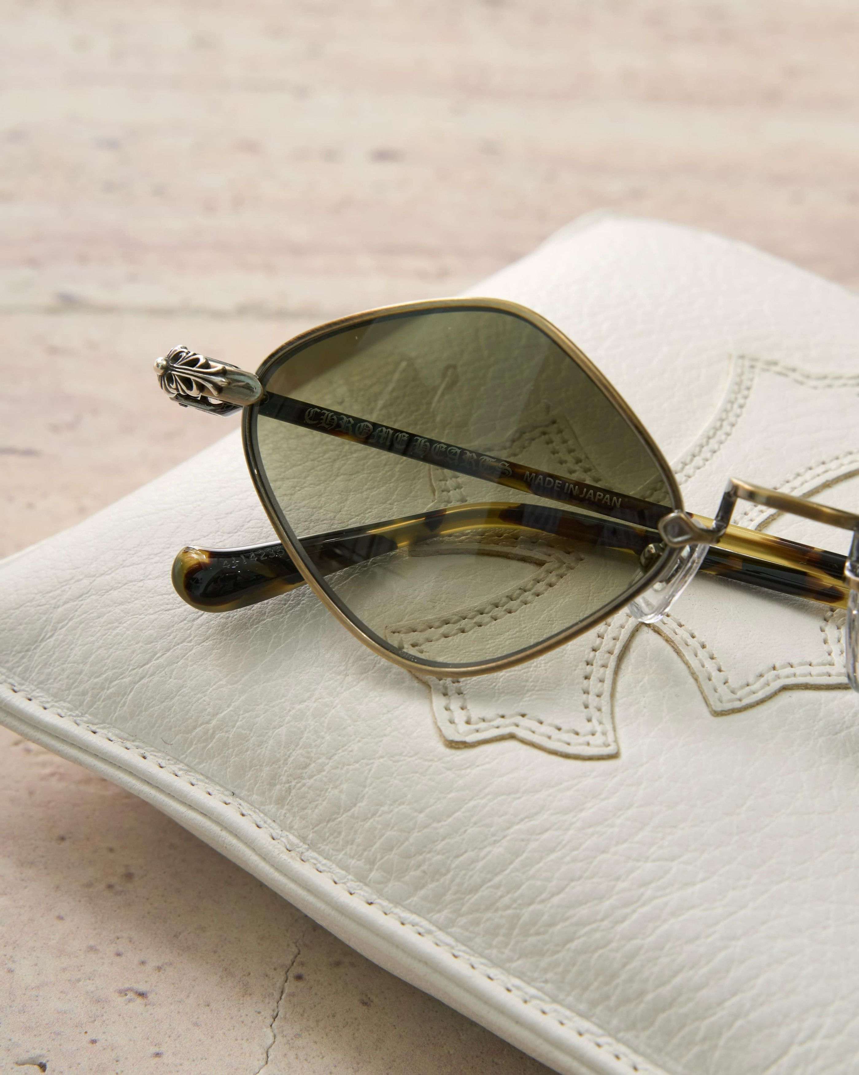 Chrome Hearts CHROME HEARTS DIAMOND DOG Antique Gold/Hollywood Tortoise Size ONE SIZE - 2 Thumbnail
