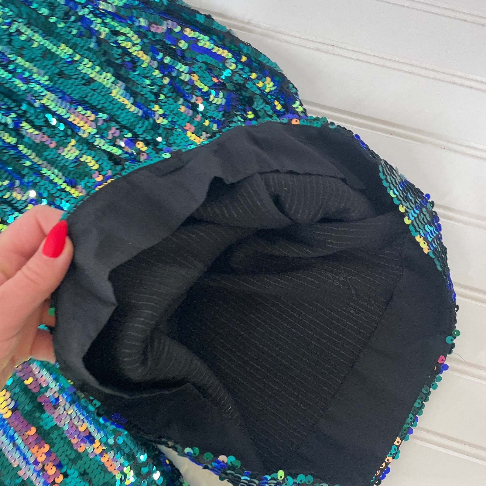 ALIX NYC NWT Alix NYC High Waisted Sequin Kimmel Pants Sz S Size 27" / US 4 / IT 40 - 5 Thumbnail