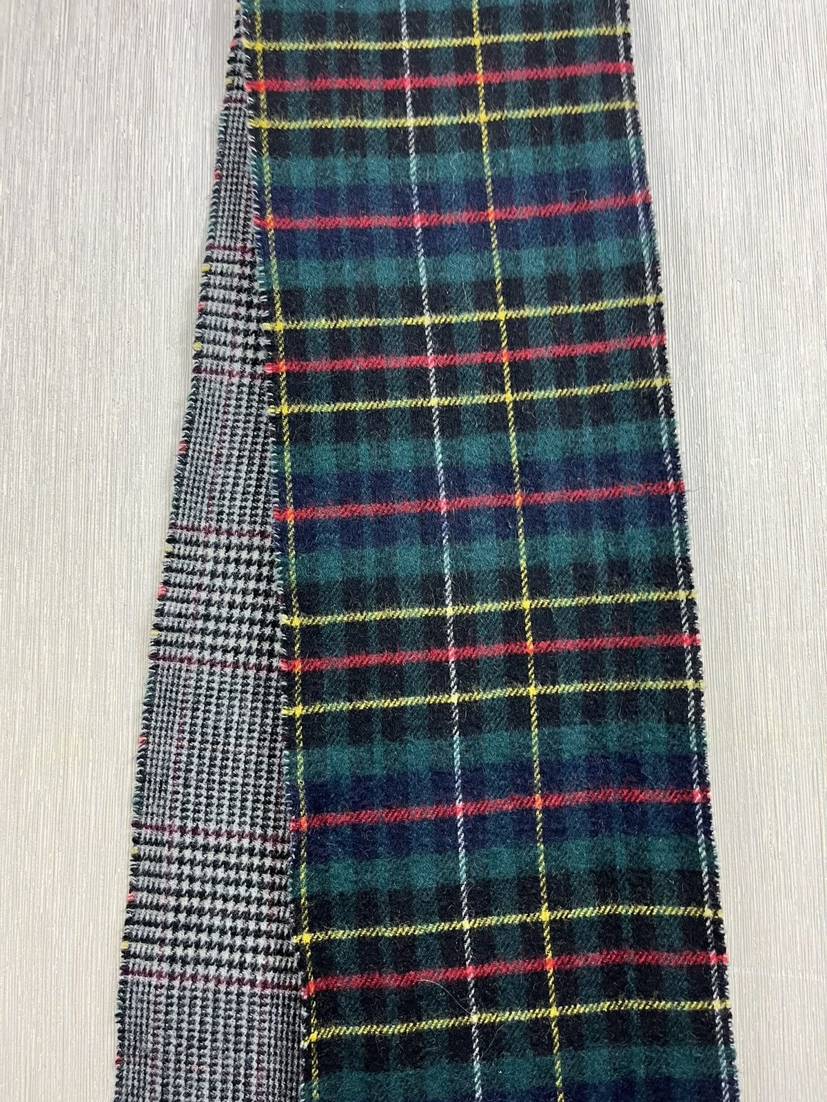 Polo Ralph Lauren × Ralph Lauren Polo Ralph Lauren Italian wool checked scarf muffler luxury Size ONE SIZE - 4 Thumbnail