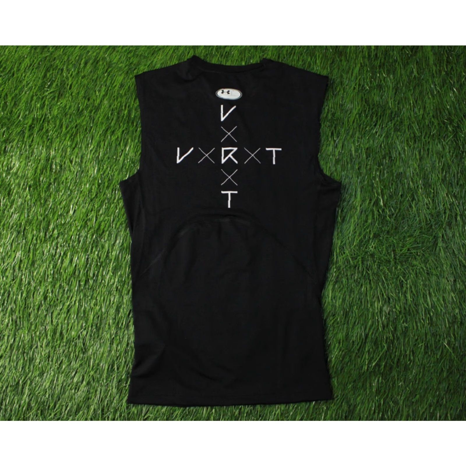 Under Armour UNDER ARMOUR HEATGEAR Vest Shirt 2023 MEN Training SIZE M Black Core Layer Sleeveless Logo On Back Size US M / EU 48-50 / 2 - 2 Thumbnail