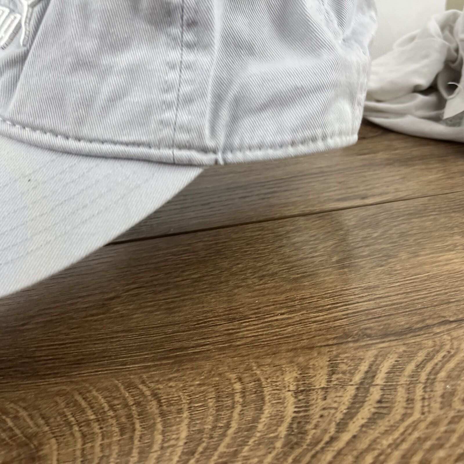 Puma PUMA White Gray Hat PUMA Hat White Adjustable Hat White Adul Size ONE SIZE - 9 Thumbnail