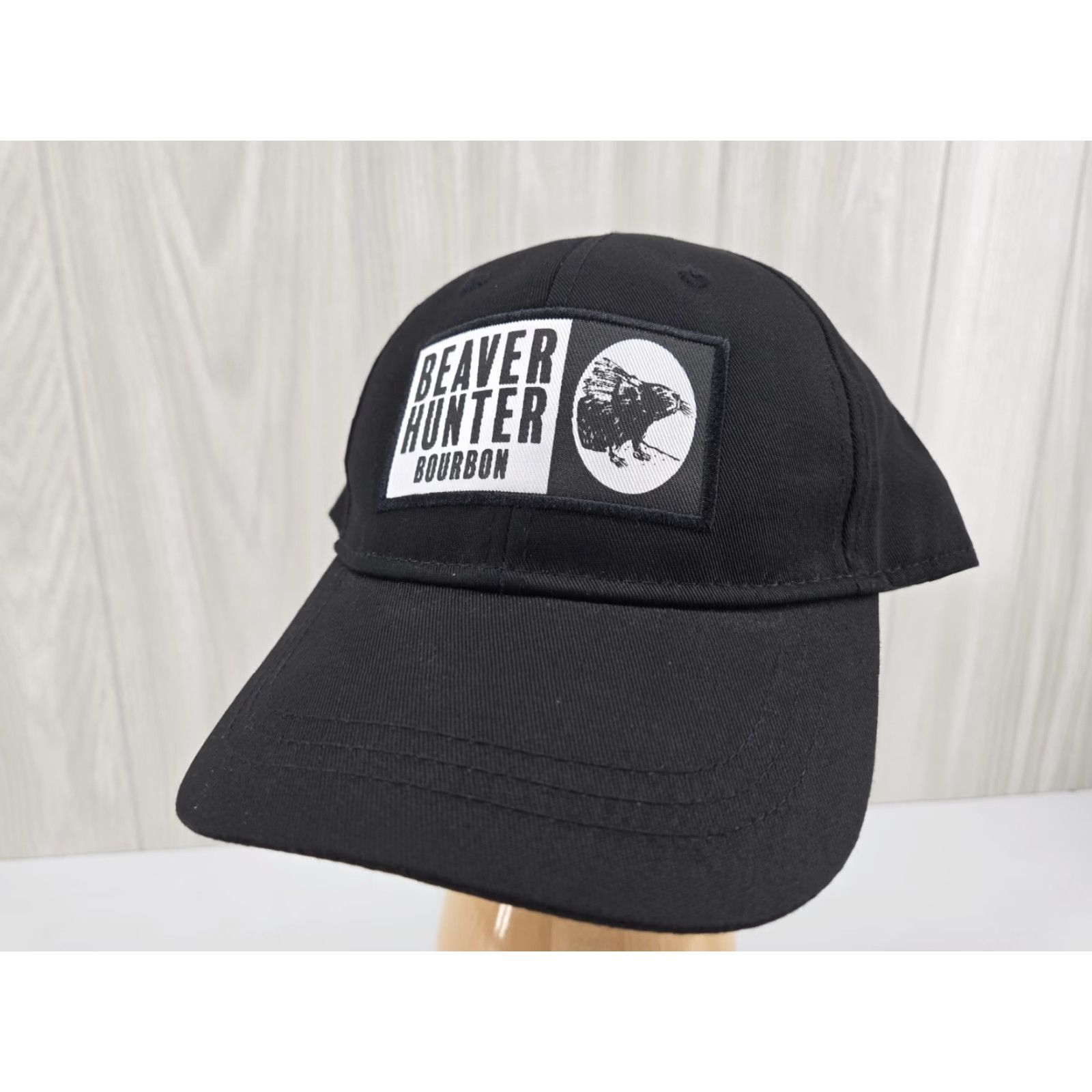 Hunter Beaver Hunter Bourbon Ball Cap Truckers Hat Adjustable Snapback Black Hat Men Baseball Cap Size ONE SIZE - 2 Thumbnail