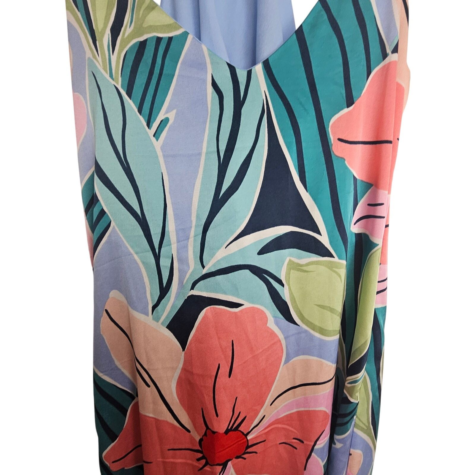 Nicole Miller Nicole Miller Womens Floral Maxi Dress Resort Travel Pastel Size S / US 4 / IT 40 - 3 Thumbnail