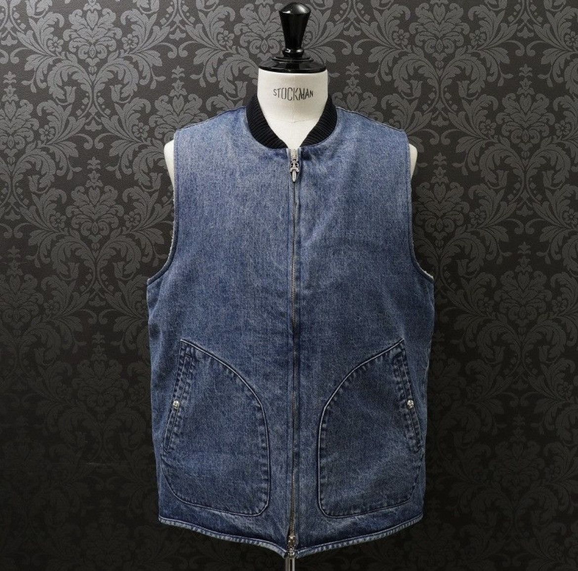 Chrome Hearts Chrome Hearts Homer Denim Vest Size US L / EU 52-54 / 3 - 1 Thumbnail