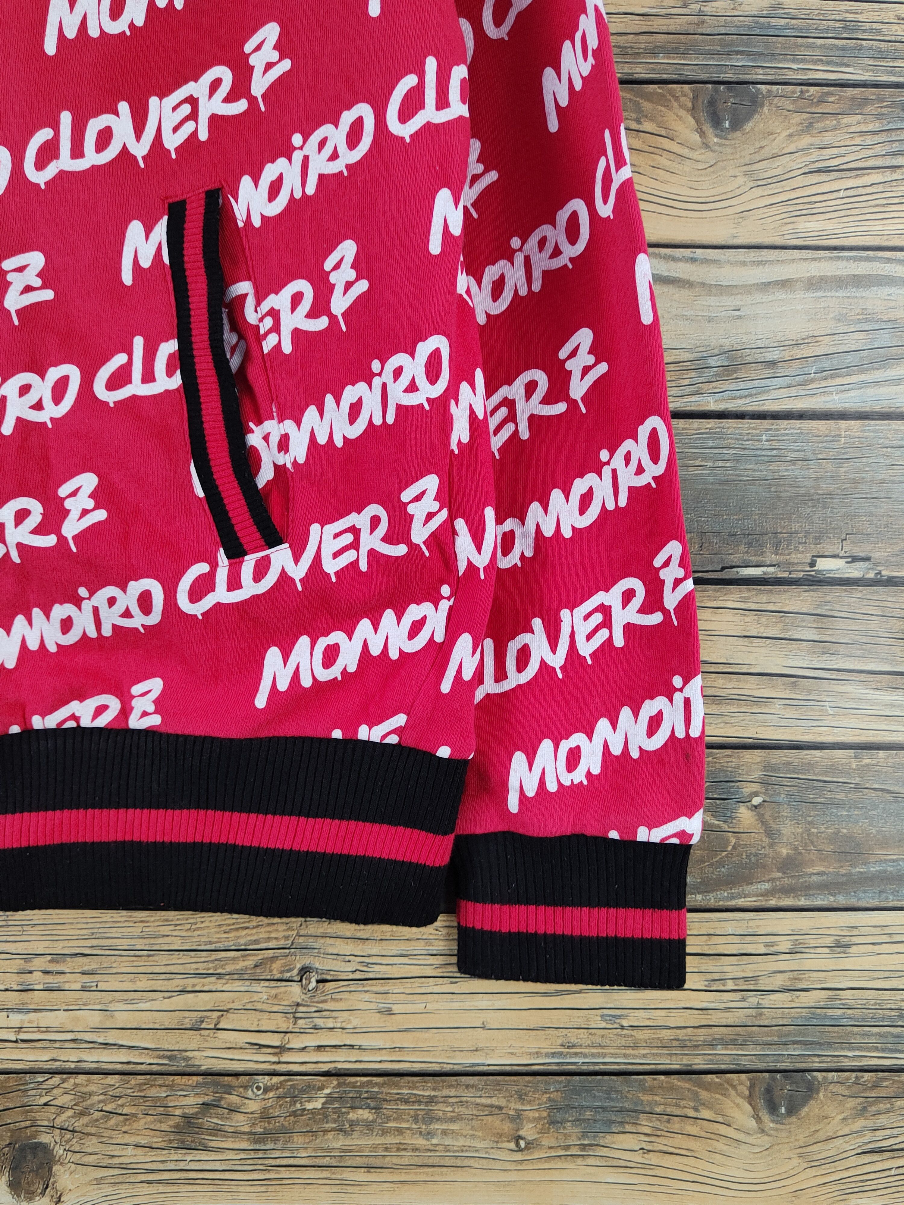 Anime DL Momoiro Clover Z Red Black Hoodie Sweaters #2495 Size US L / EU 52-54 / 3 - 6 Thumbnail