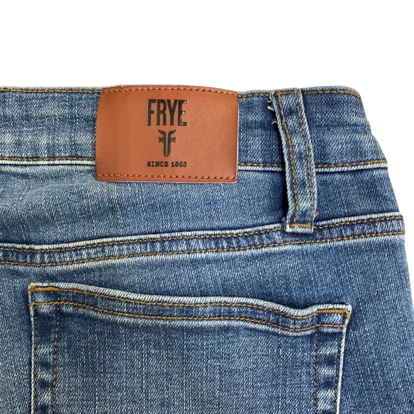Frye FRYE Jeans Cropped Ankle Raw Hem SZ 8 Size 30" / US 8 / IT 44 - 14 Thumbnail