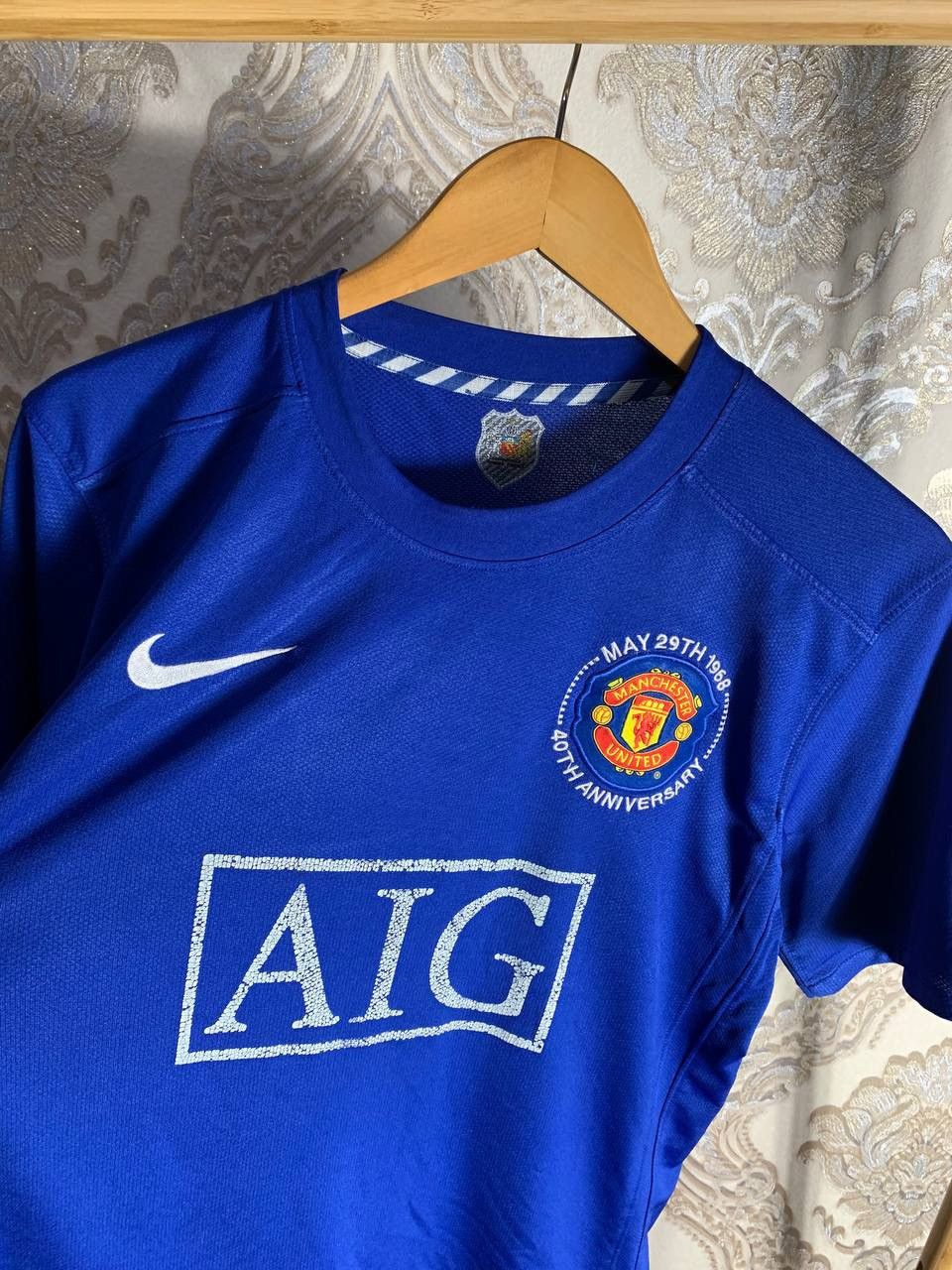 Vintage VERY RARE NIKE FC MANCHESTER UNITED ENGLAND SOCCER JERSEY Size US M / EU 48-50 / 2 - 3 Thumbnail