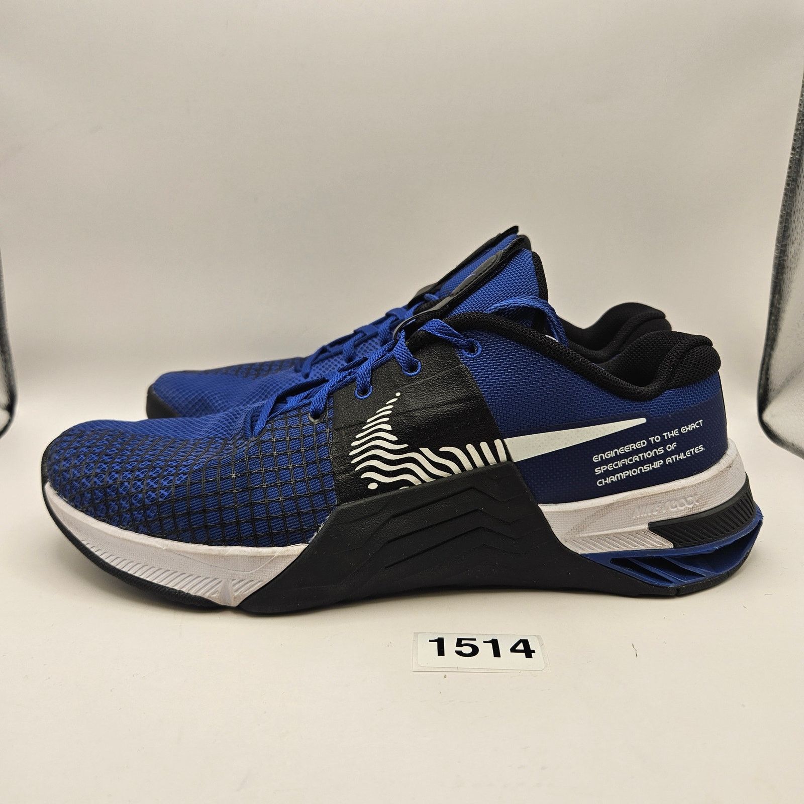 Nike NIKE MEN'S 9.5 METCON 8 OLD ROYAL BLUE WHITE BLACK RUNNING Size US 9.5 / EU 42-43 - 2 Thumbnail