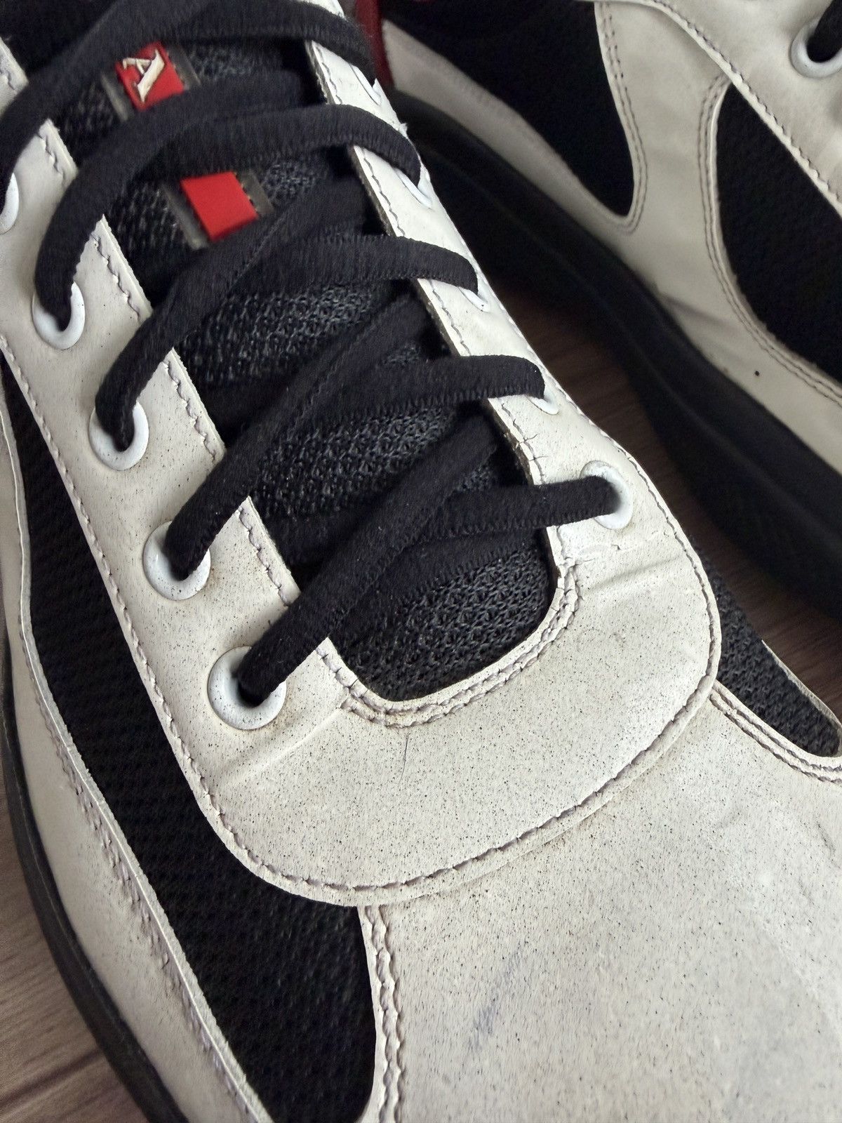 Prada America cup leather trainers Size US 12 / EU 45 - 8 Thumbnail