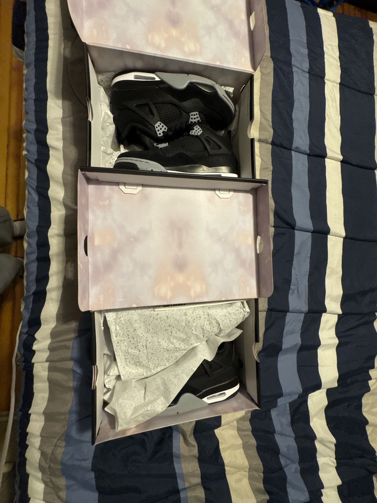 Jordan Brand Jordan 4 Black Canvas Size US 9 / EU 42 - 7 Thumbnail