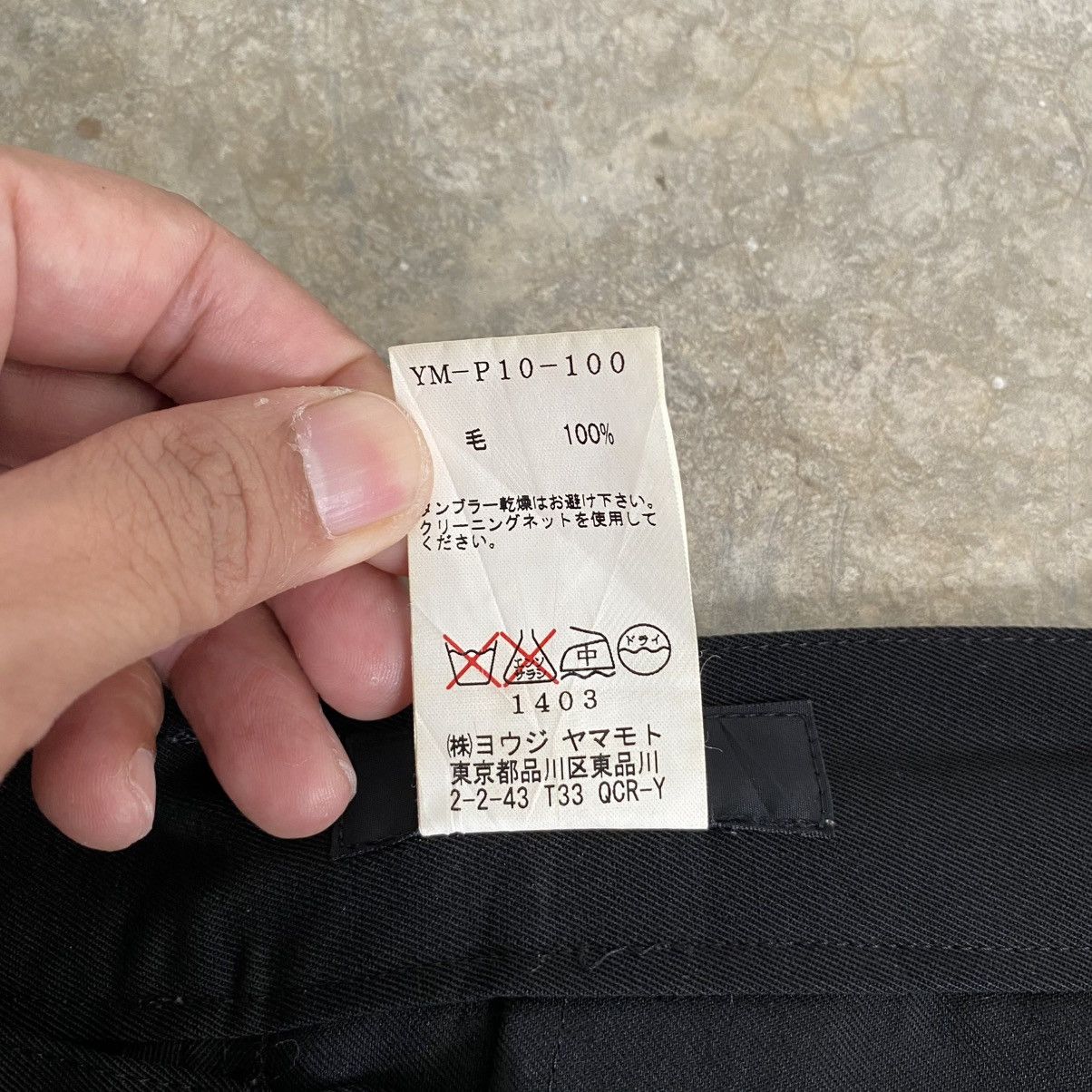 Yohji Yamamoto SS08 Runway Y’s Yohji Yamamoto Wool Gabardine Cargo Pants Size US 32 / EU 48 - 24 Thumbnail