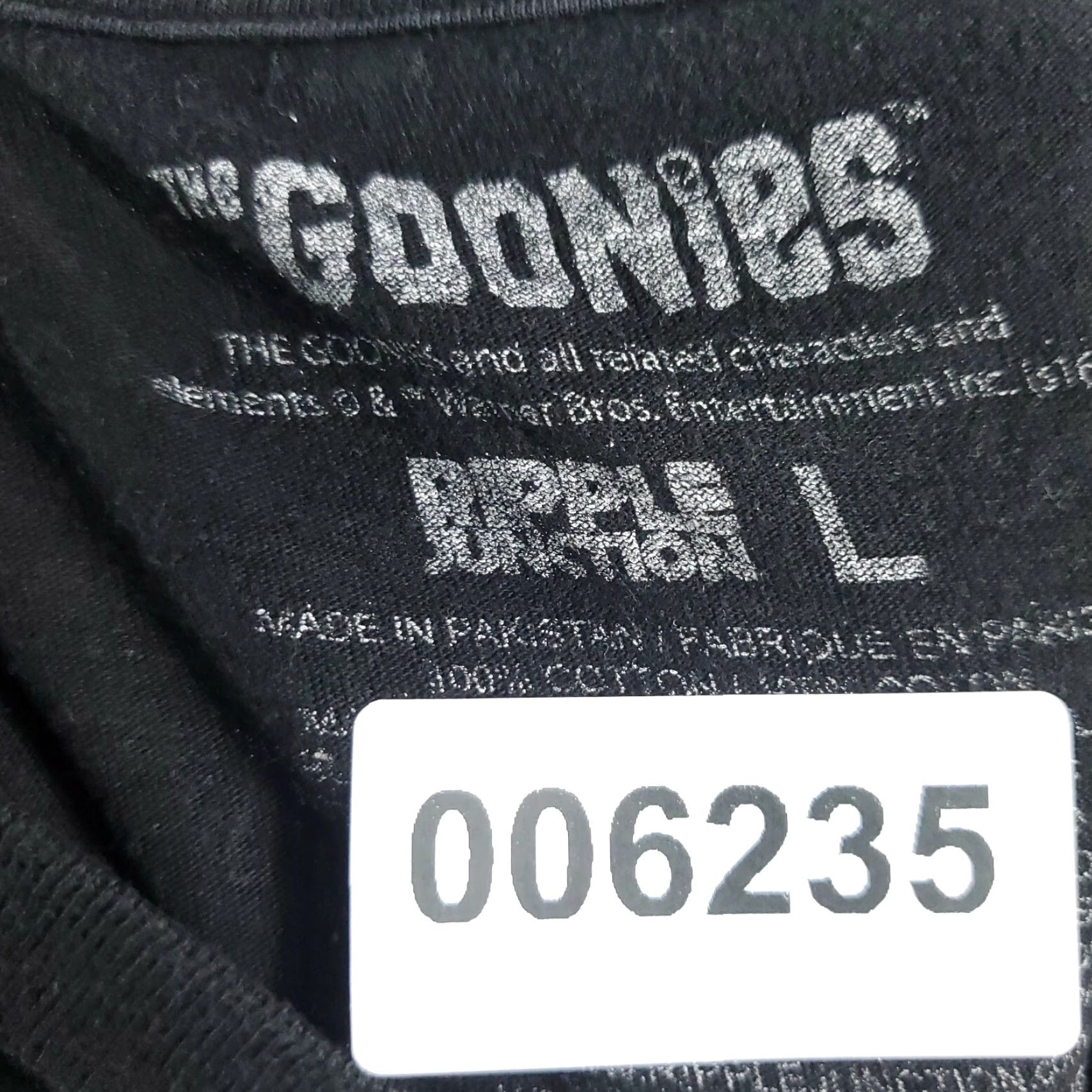 Ripple Junction VINTAGE Goonies Do The Truffle Shuffle Black Graphic T-Shirt Mens Size L Ripple Junction Shirt Short Sleeve Crew Neck Size US L / EU 52-54 / 3 - 7 Thumbnail