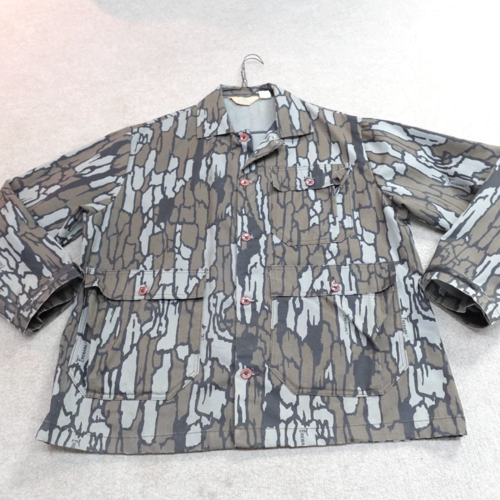 Vintage VINTAGE American Vintage Jacket Camouflage 3-in-1 Men Medium L Brown Cotton Blend Canvas Overshirt Coat Style 3-in-1 Jacket Men Size US L / EU 52-54 / 3 - 2 Thumbnail