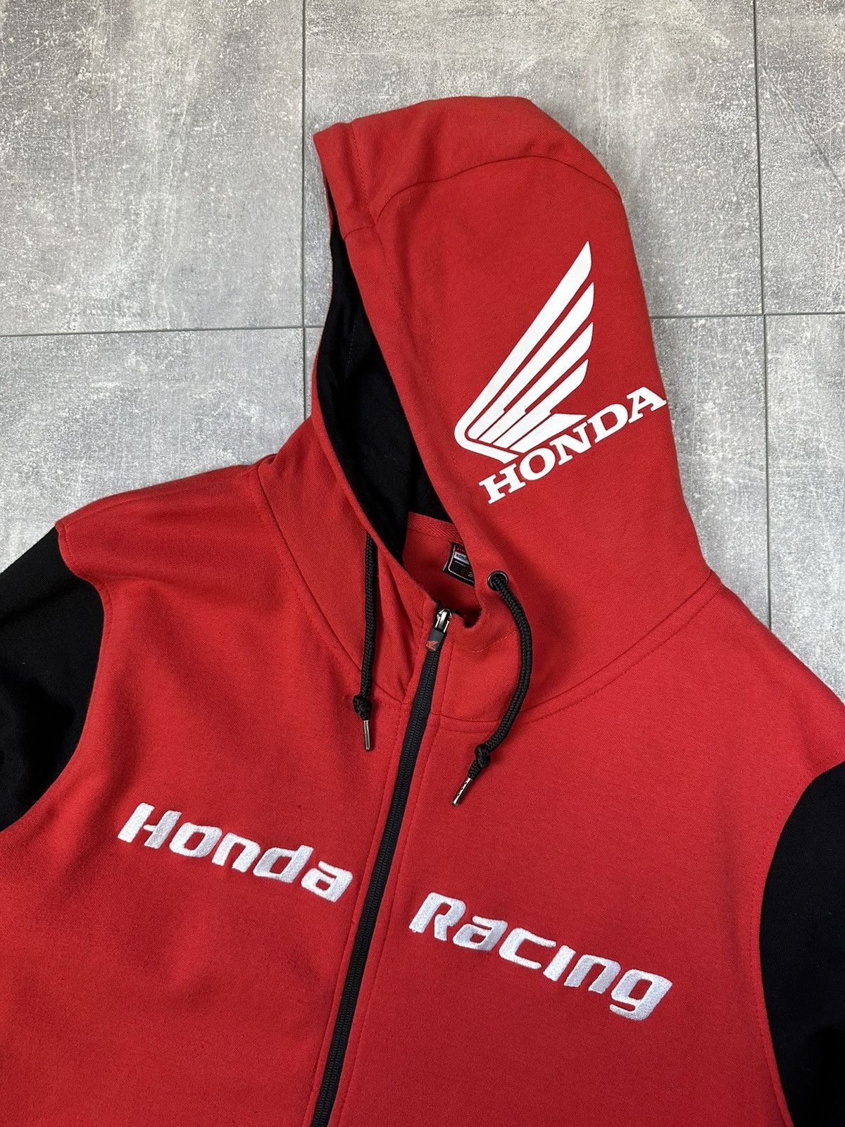 Honda Red/Black Honda Overprint Logo Hoodie Size US XXL / EU 58 / 5 - 6 Thumbnail