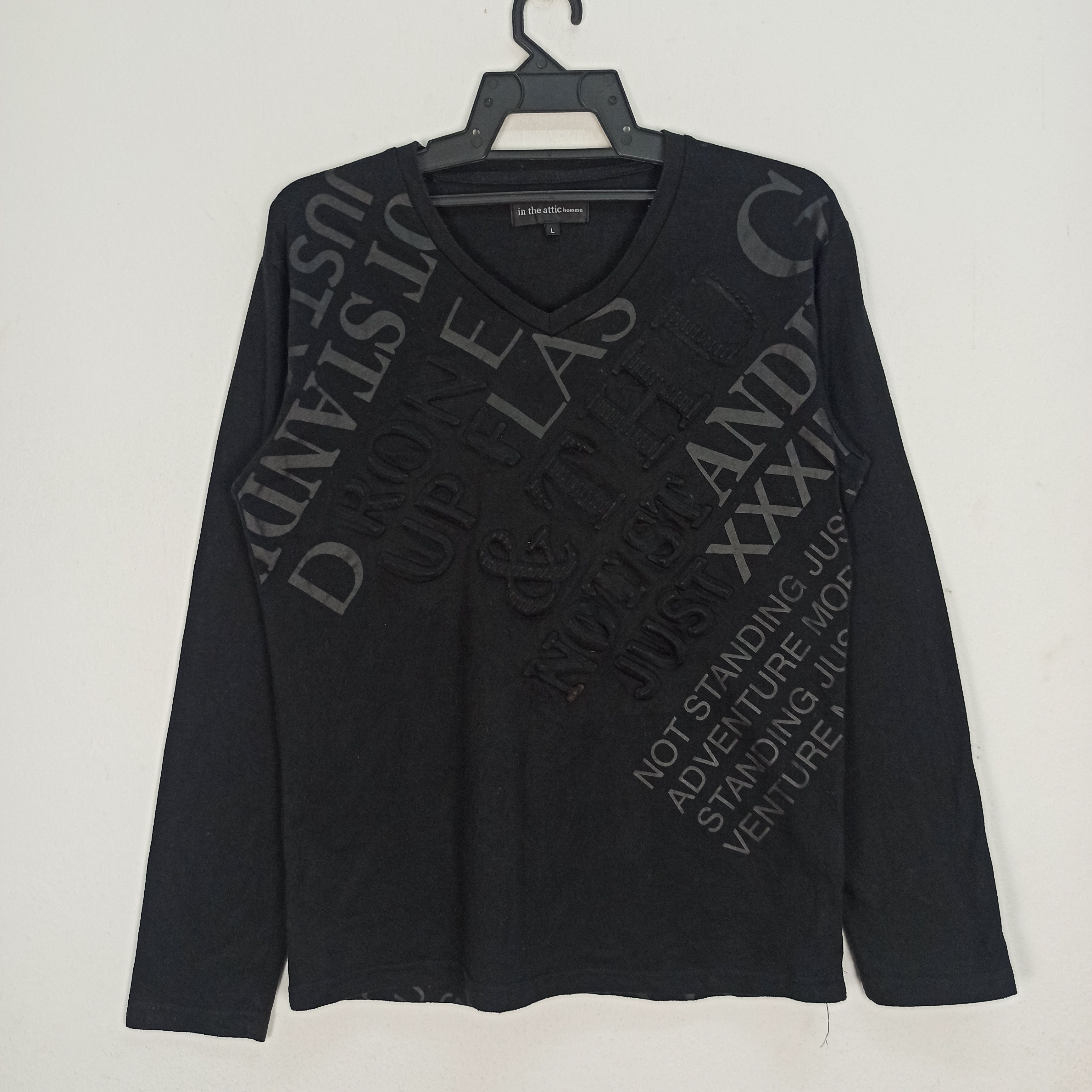 In The Attic Rare In The Attic Spell Out Logo /LGB/Ifsix/Kmrii Vneck Tees Size US M / EU 48-50 / 2 - 1 Thumbnail