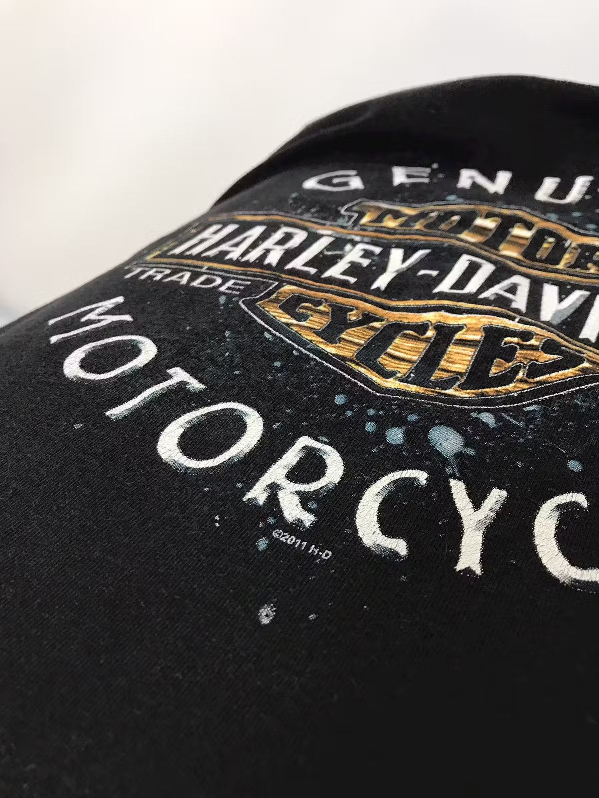 Band Tees × Harley Davidson × Vintage Vintage Harley Davidson t-shirt Size US XL / EU 56 / 4 - 4 Thumbnail