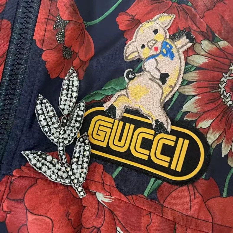 Gucci Gucci Piglet flower windbreaker 2502-Nextarrow Size US XXS / EU 40 - 5 Thumbnail
