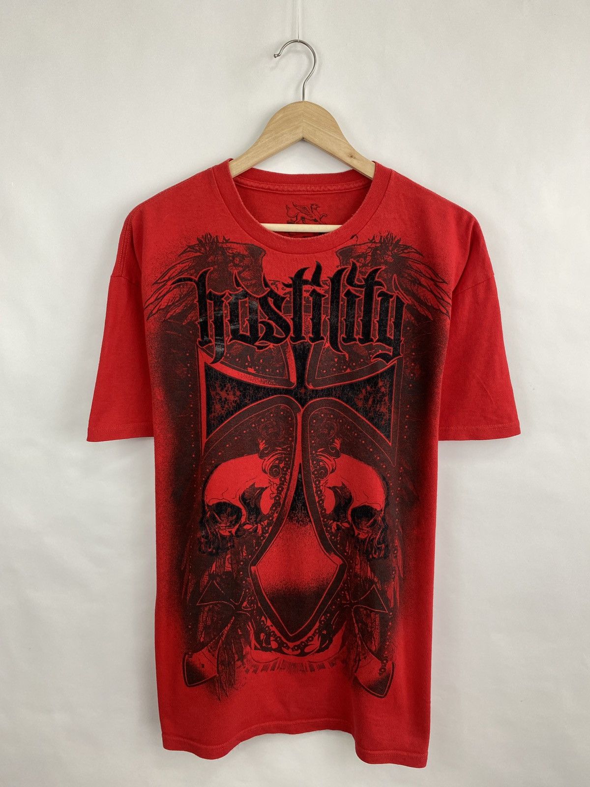 Affliction 🇺🇸💀 Rare Hostility Chemistry Skull USA Y2K Affliction Style Size US XL / EU 56 / 4 - 3 Thumbnail