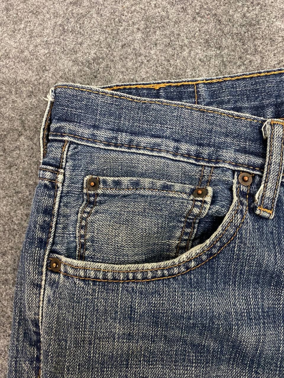 Levi's levis 527 bootcut flare denim nice design Size US 35 - 13 Thumbnail