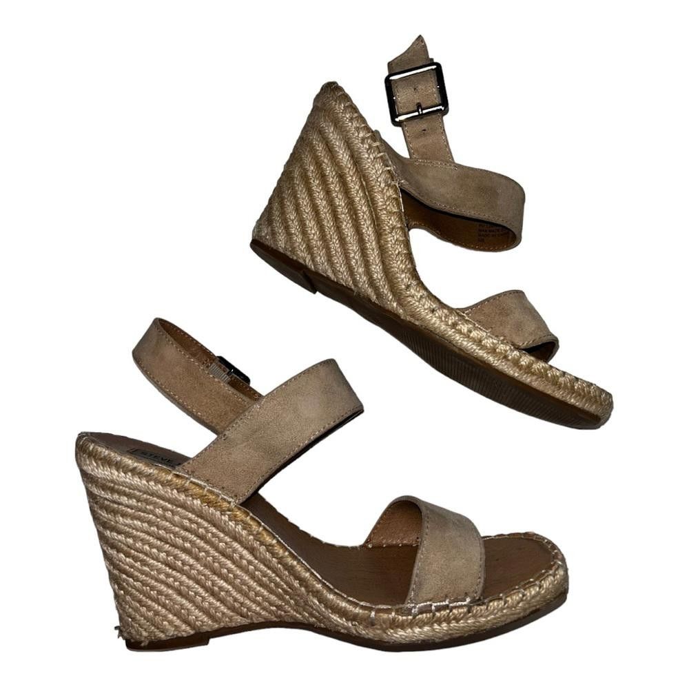 Steve Madden Steve Madden l Uri Suede Espadrille Wedges Size 9.5 Size US 9.5 / IT 39.5 - 9 Thumbnail