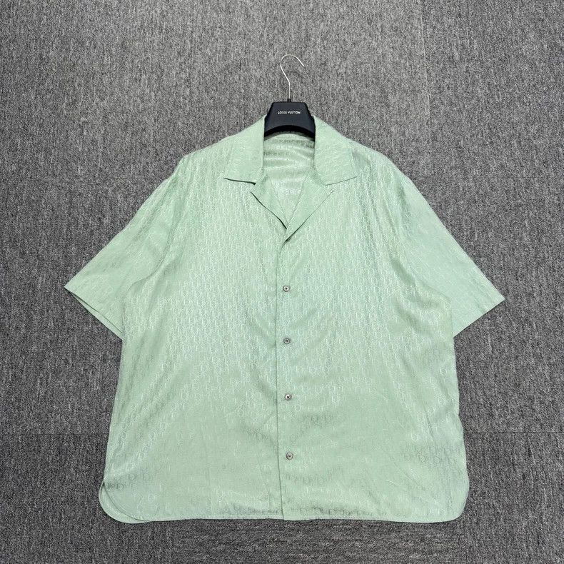 Dior dior patterned silk short sleeve shirt-dmc Size US L / EU 52-54 / 3 - 1 Thumbnail