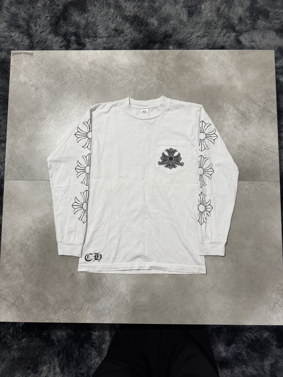 Chrome Hearts Chrome Hearts white long sleeve Size US S / EU 44-46 / 1 - 1 Thumbnail