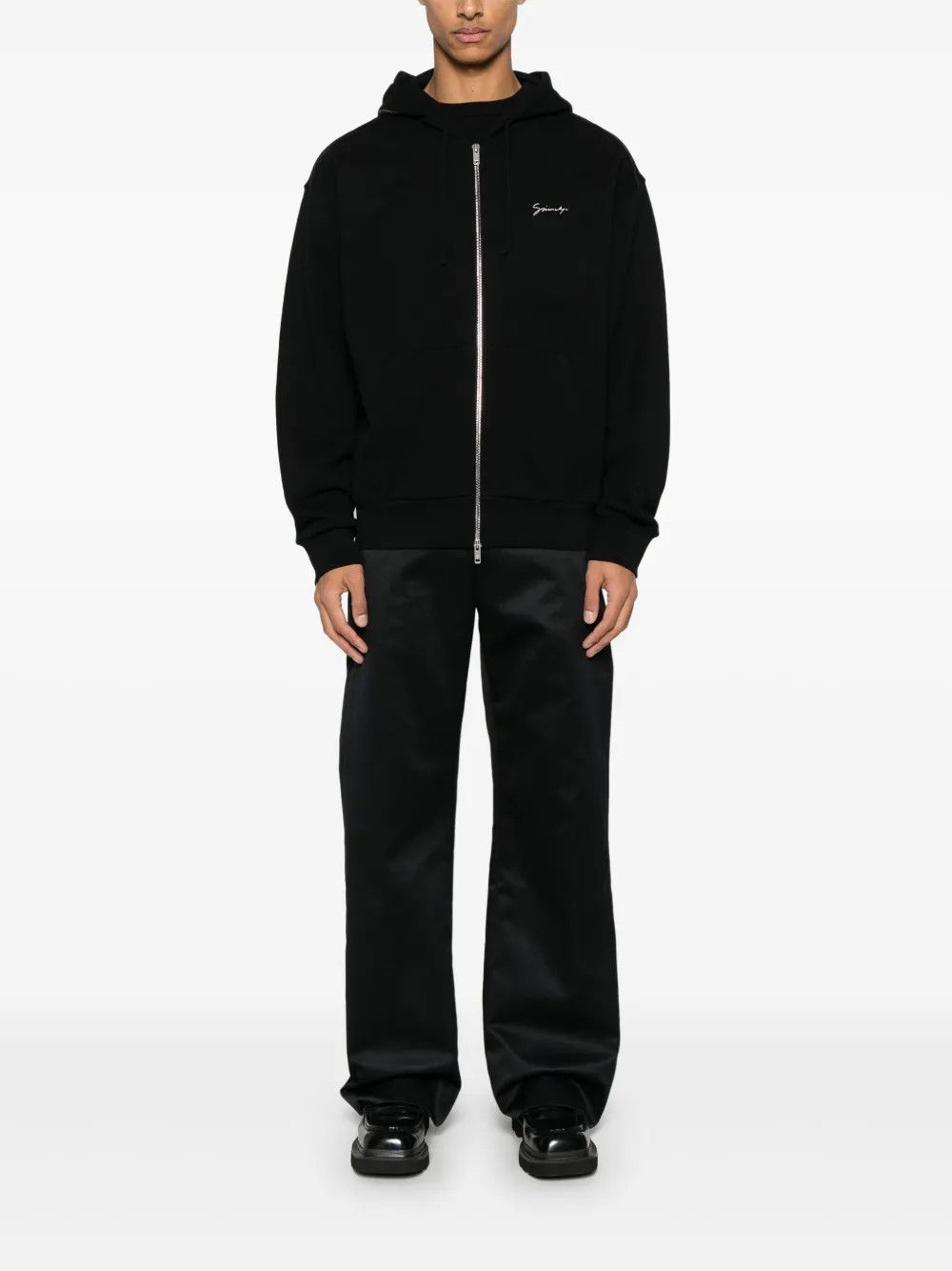 Givenchy o1h1sh10525 Boxy Fit Hoodie in Black Size US XXL / EU 58 / 5 - 2 Thumbnail
