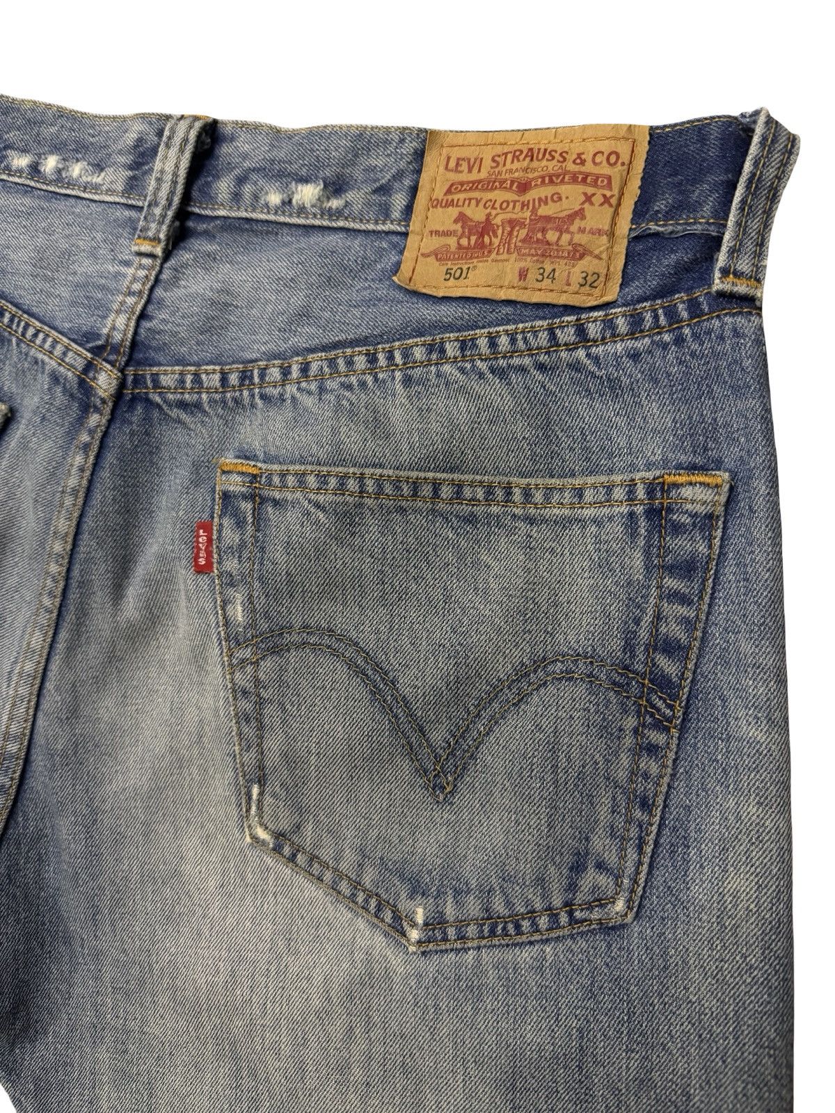 Levi's Vintage Levi’s 501 Original Straight Leg Button Fly | W35 Size US 35 - 7 Thumbnail