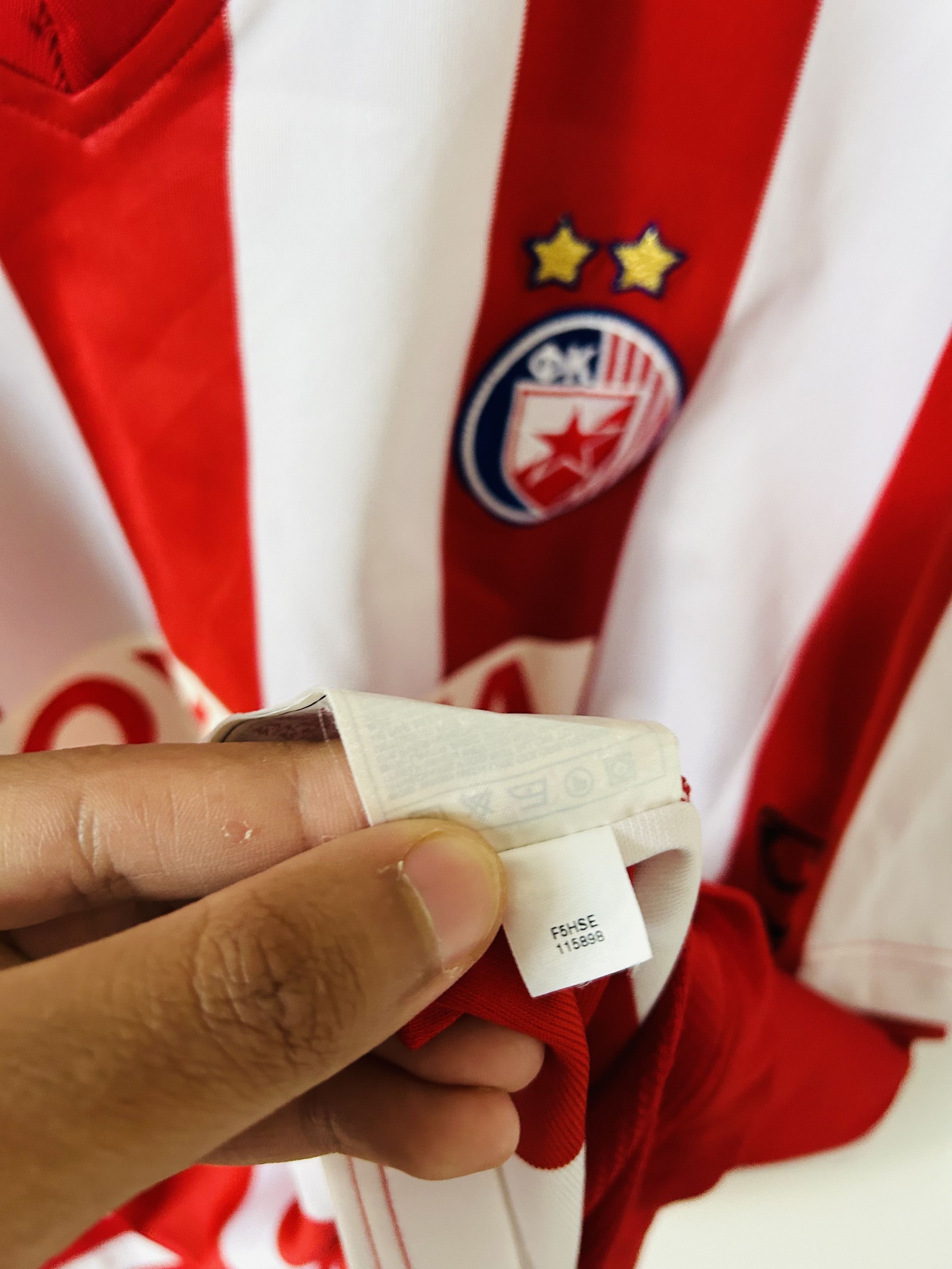 Nike × Vintage Red star belgrade 2006/07 home jersey Size US XL / EU 56 / 4 - 8 Thumbnail