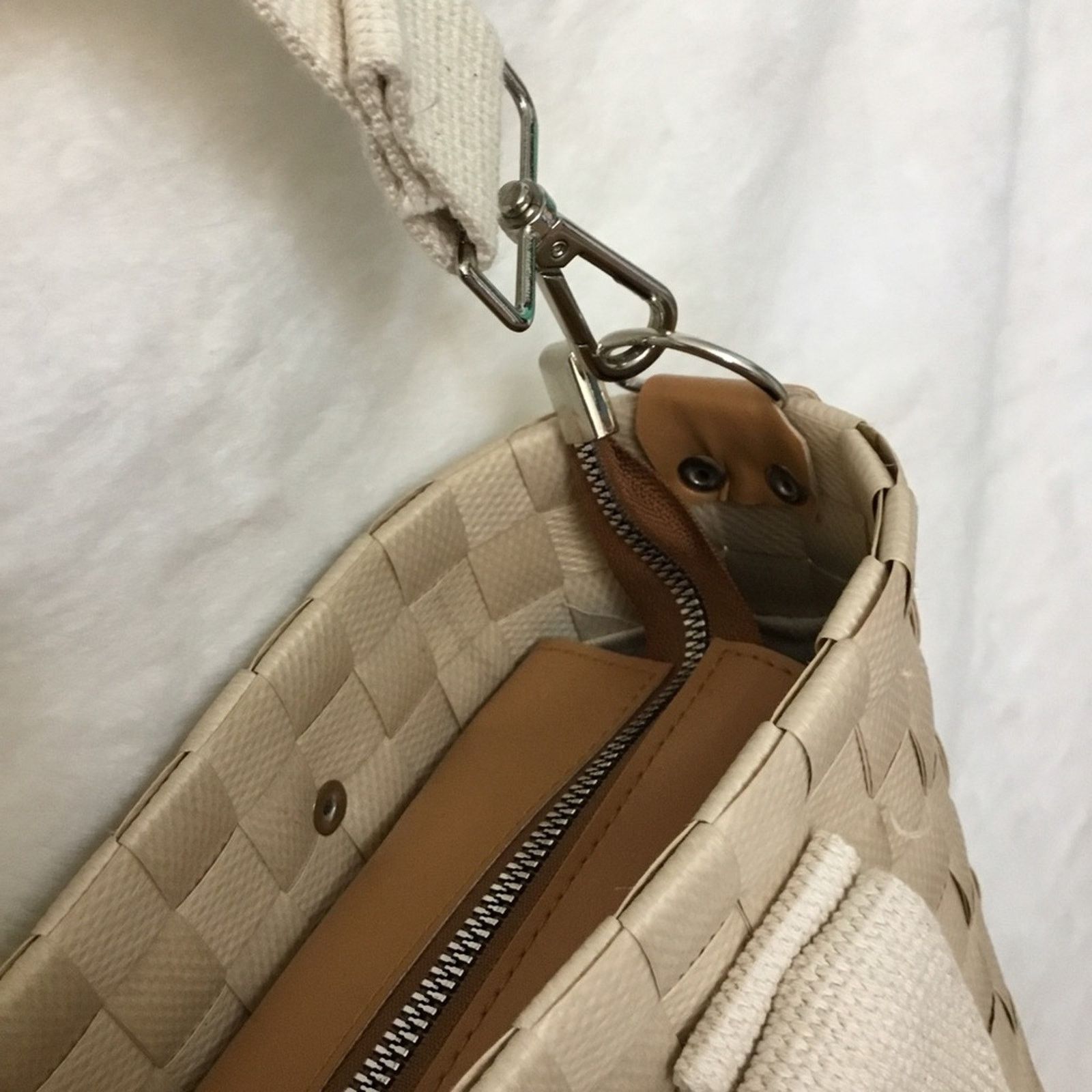 Other Beige Handwoven Crossbody Shoulder Bag Size ONE SIZE - 4 Thumbnail