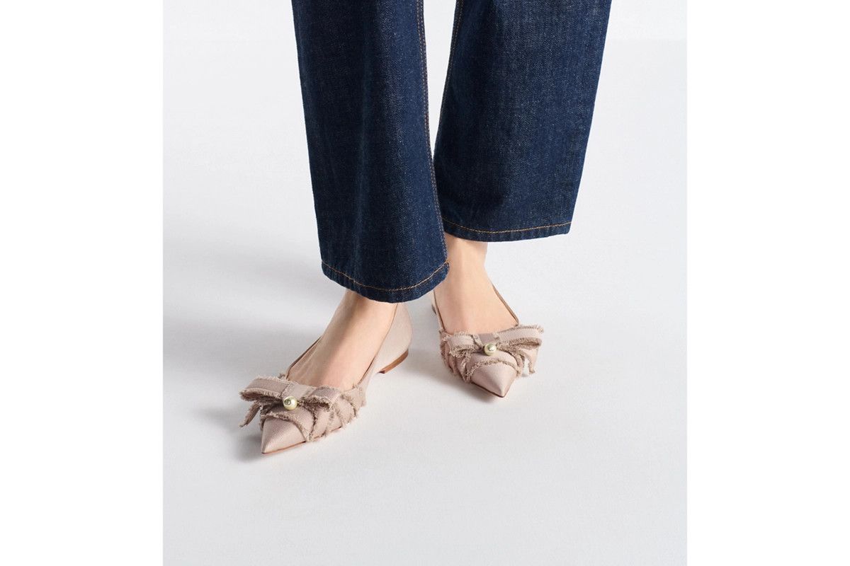 Dior o1bcso1str0226 Diorable Ballet Flat in Beige/Nude Size US 9 / IT 39 - 4 Thumbnail