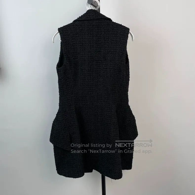 Louis Vuitton Louis Vuitton Sleeveless black tweed dress Size XXS / US 00 / IT 34 - 2 Thumbnail