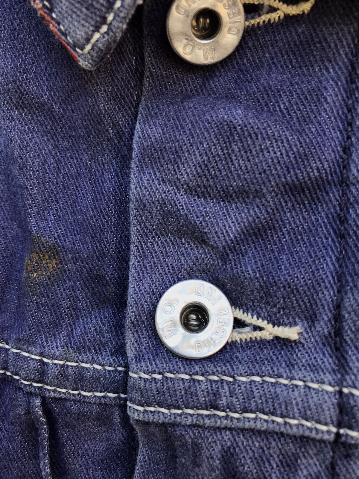 Diesel VINTAGE DIESEL DISTRESSED DENIM JACKET MADPUNK SEDITIONARIES Size US M / EU 48-50 / 2 - 10 Thumbnail