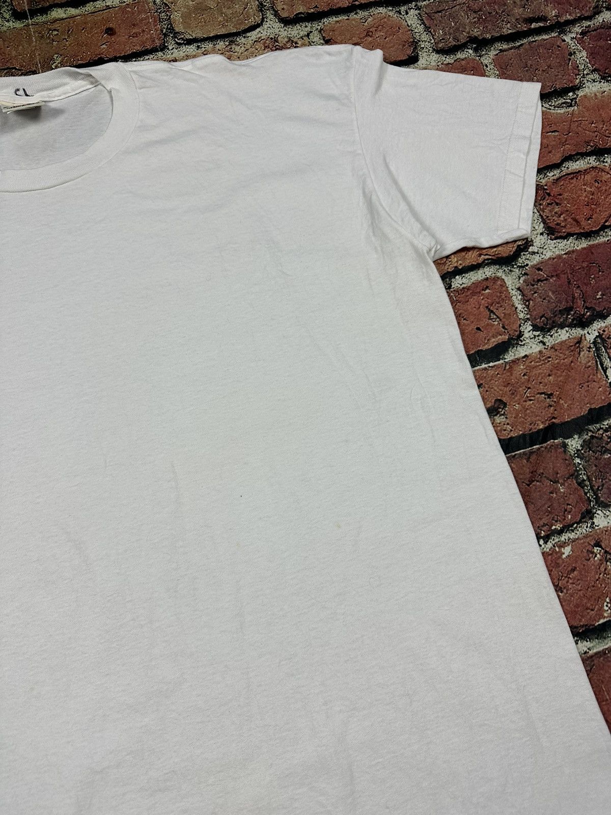 Japanese Brand × Nutmeg × Vintage Vintage 90s Nutmeg White Blank T Shirt Tall Tee Long USA Size US XXL / EU 58 / 5 - 7 Thumbnail