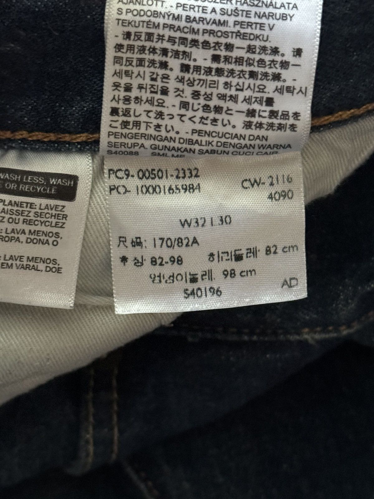 Levi's × Levi's Vintage Clothing × Vintage Levi’s 32/30 501 blue denim pant trouser Jean chino 00s Size US 32 / EU 48 - 12 Thumbnail